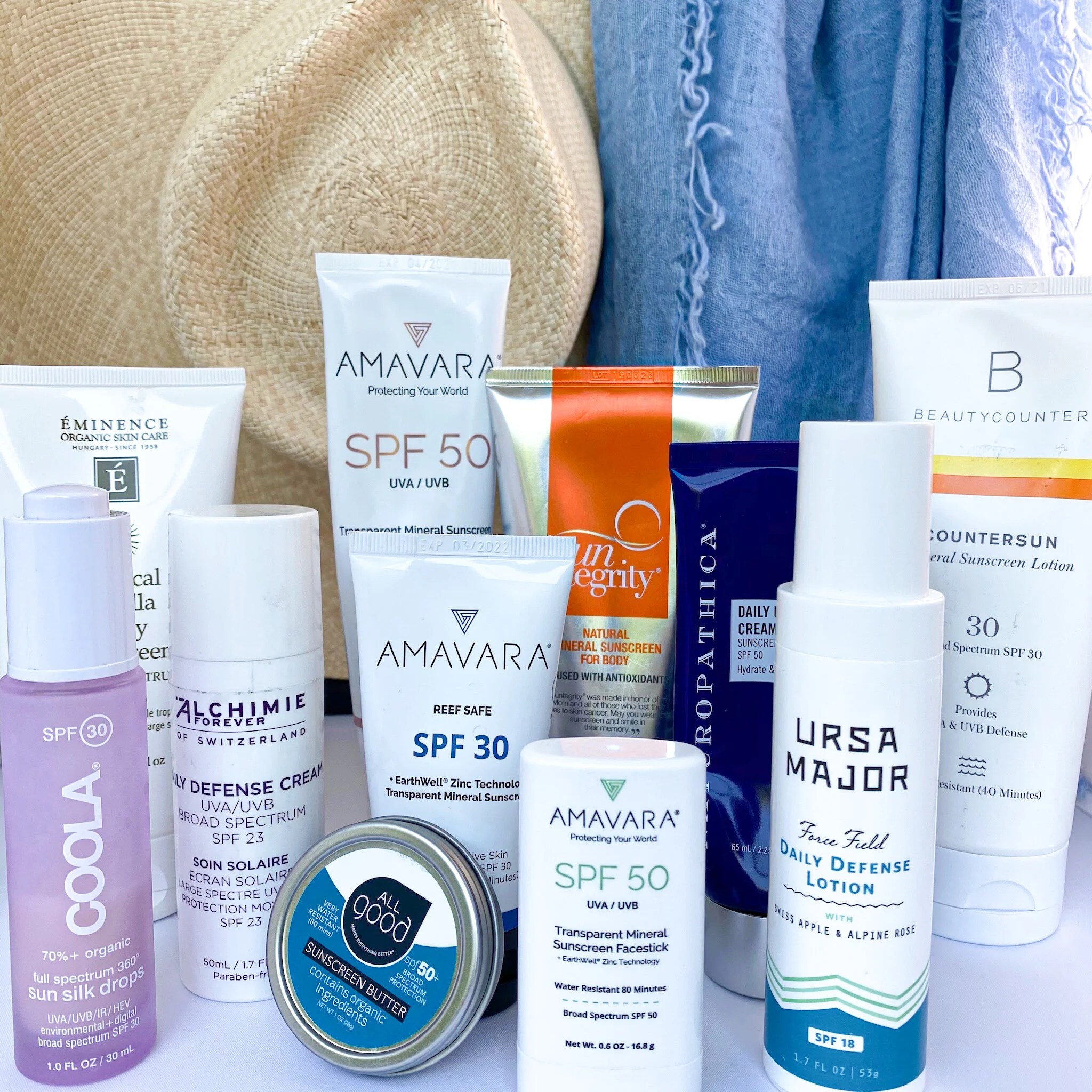 THE BEST, MOST EFFICACIOUS CLEAN SUNSCREENS