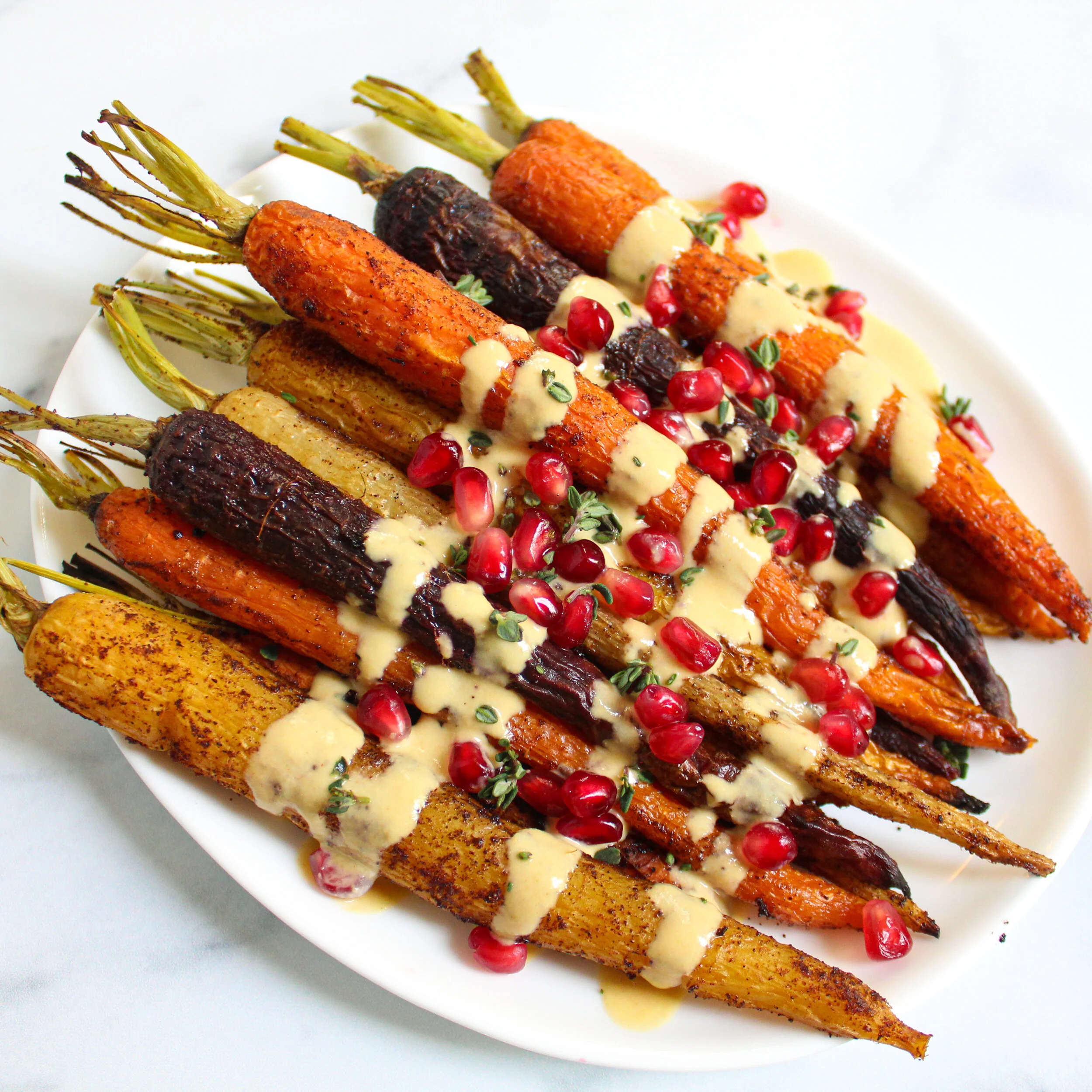 Sumac and Pomegranate Roasted Carrots PrimaFoodie