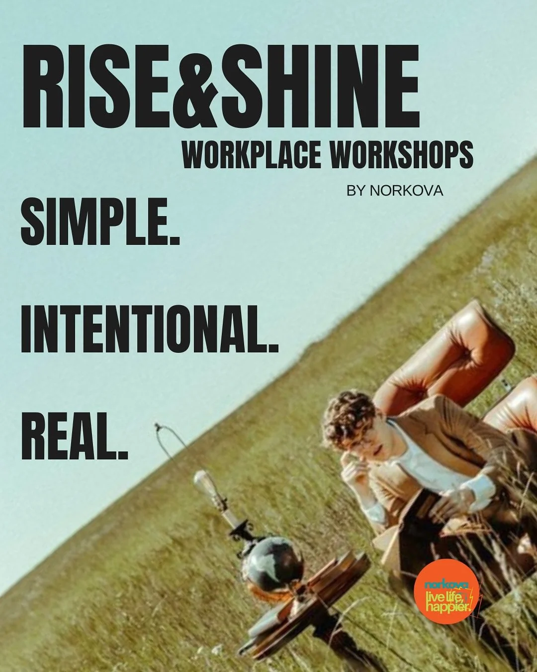 RISE & SHINE! Bringing realness back to the workplace // taking Norkova corporate.
Over the last 1.5 years we have experimented with various corporate workshops | retreats, virtual, onsite workshops 
We’ve worked with tech companies, doct