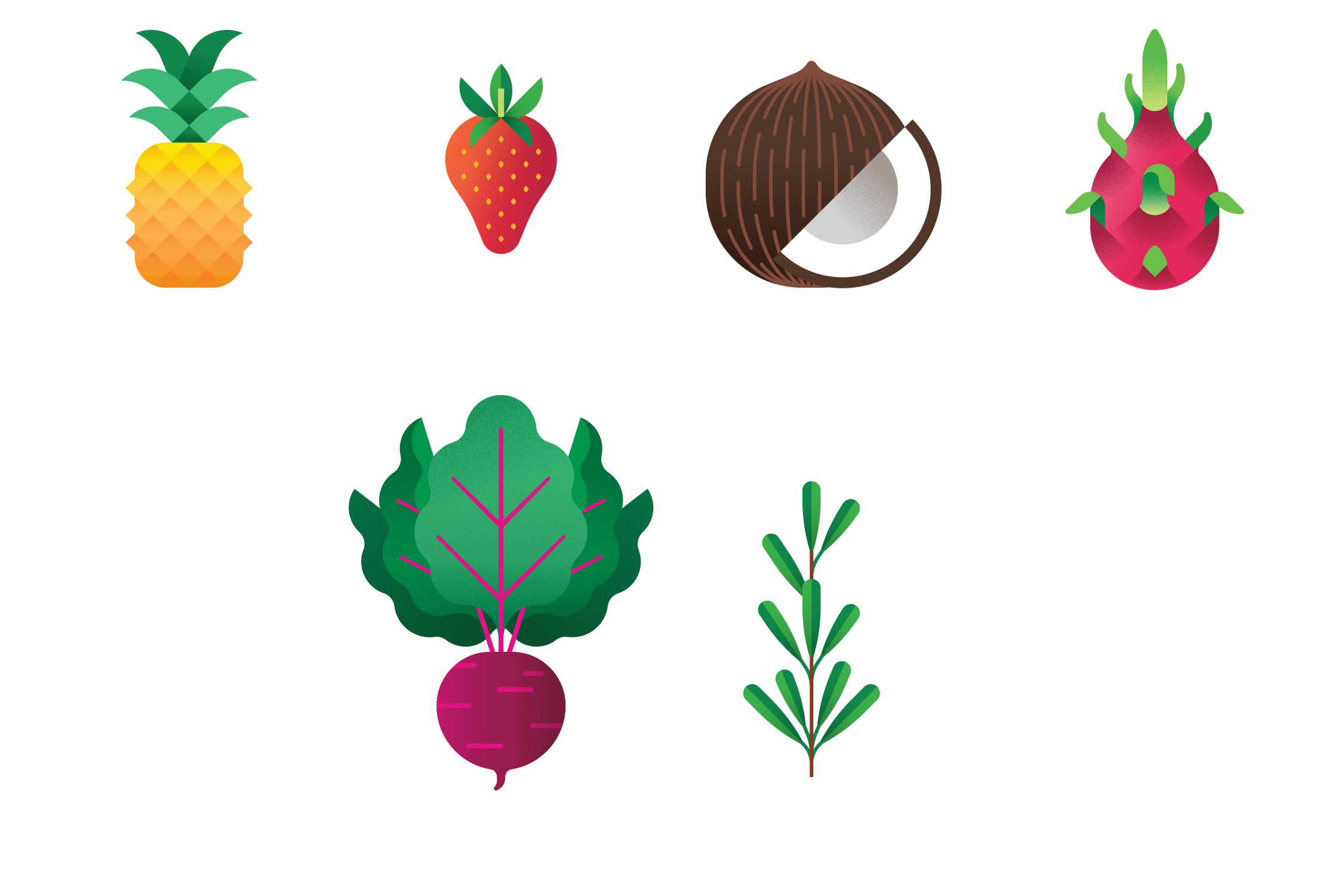 Food icon illustrations by Christopher Dina