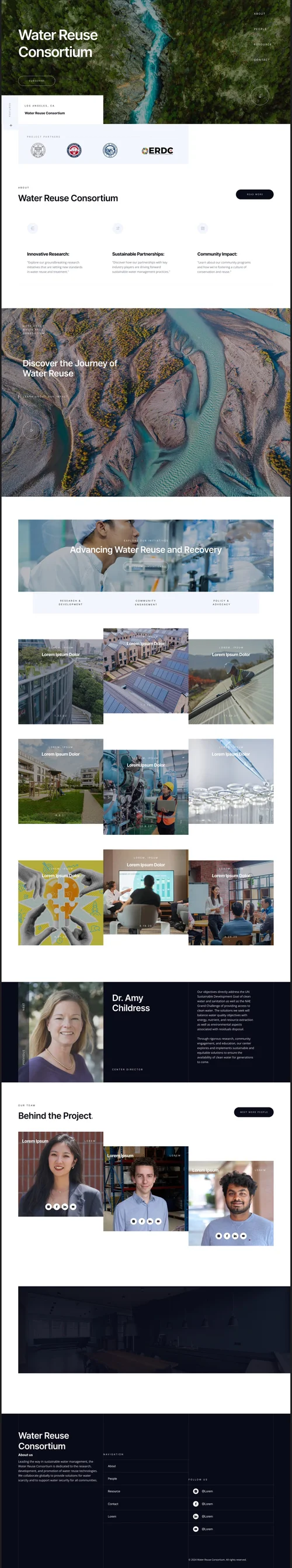 Design 3, selected: About (home)