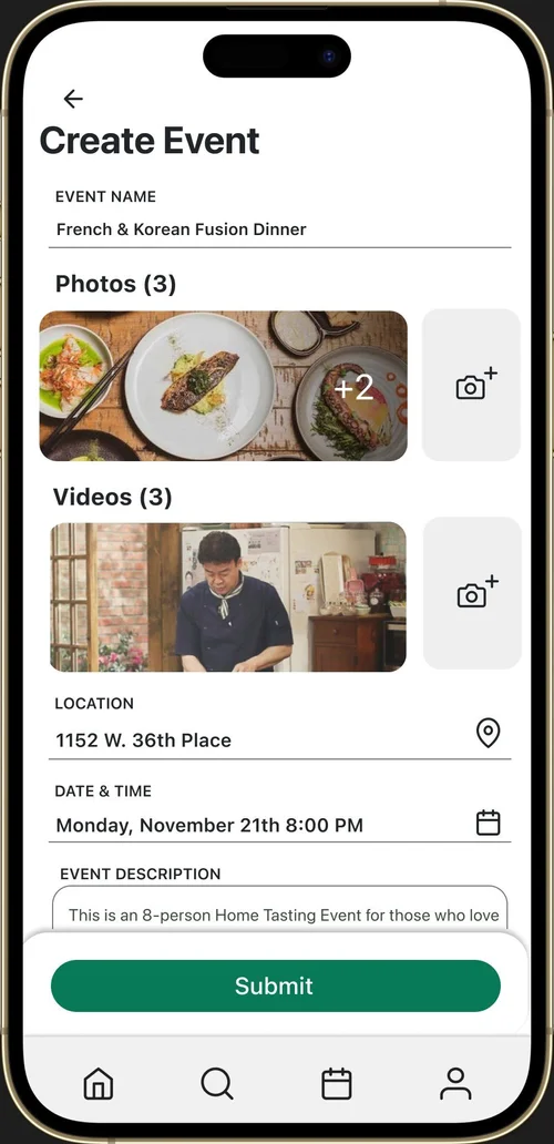 Create Event