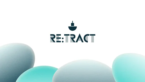 The logo on the gradient blobs