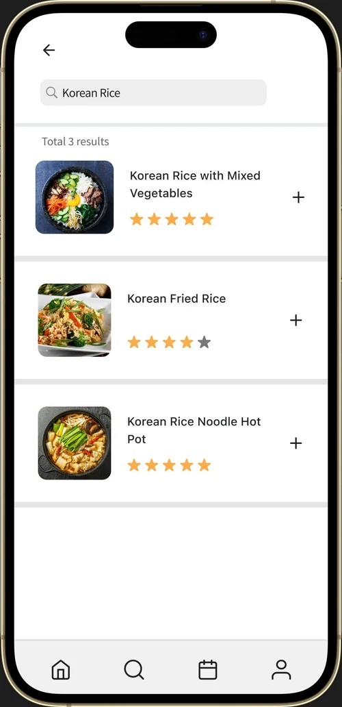 The menu