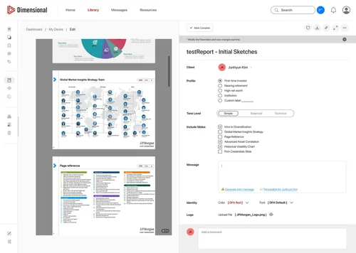 The deck editor