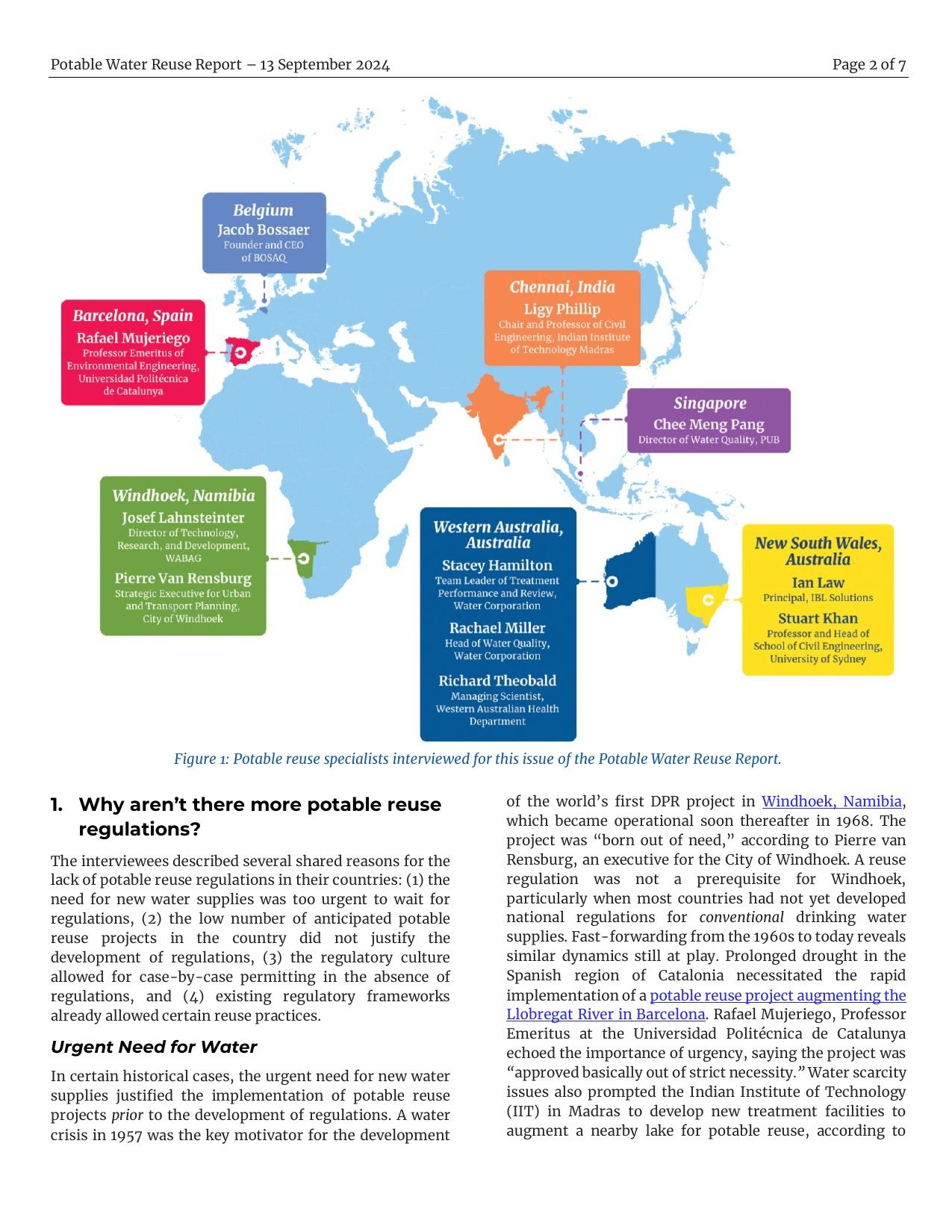 Issue 3, page 2: the world map of DPR projects