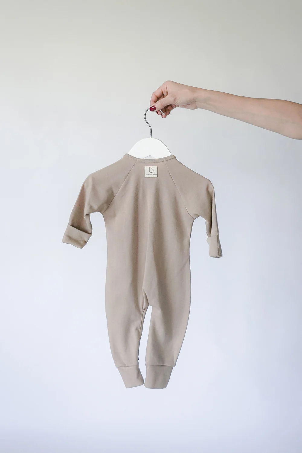 Nutmeg Zip Sleepsuit — BAMBOO BABY