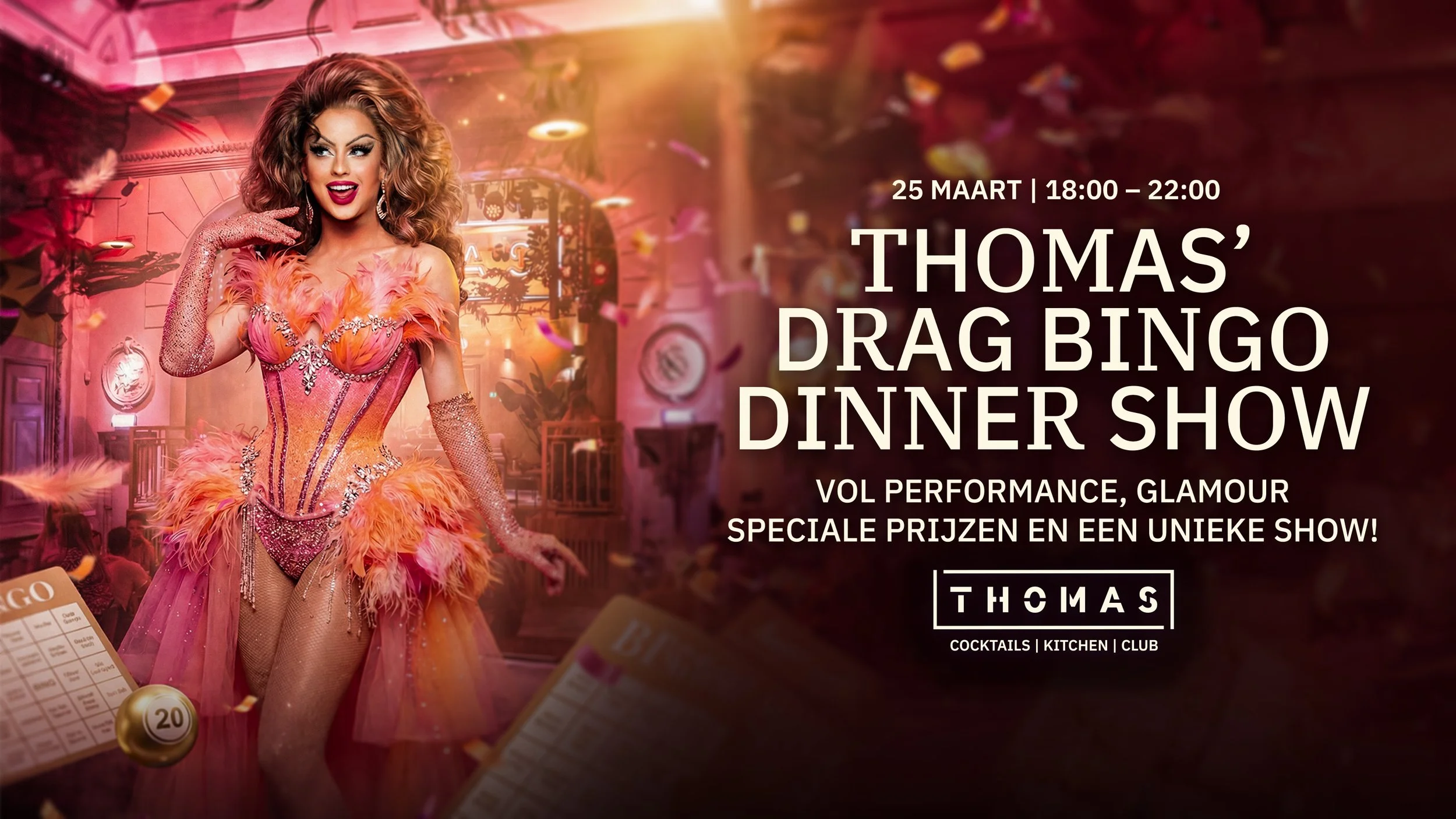 Drag Bingo Dinner Show