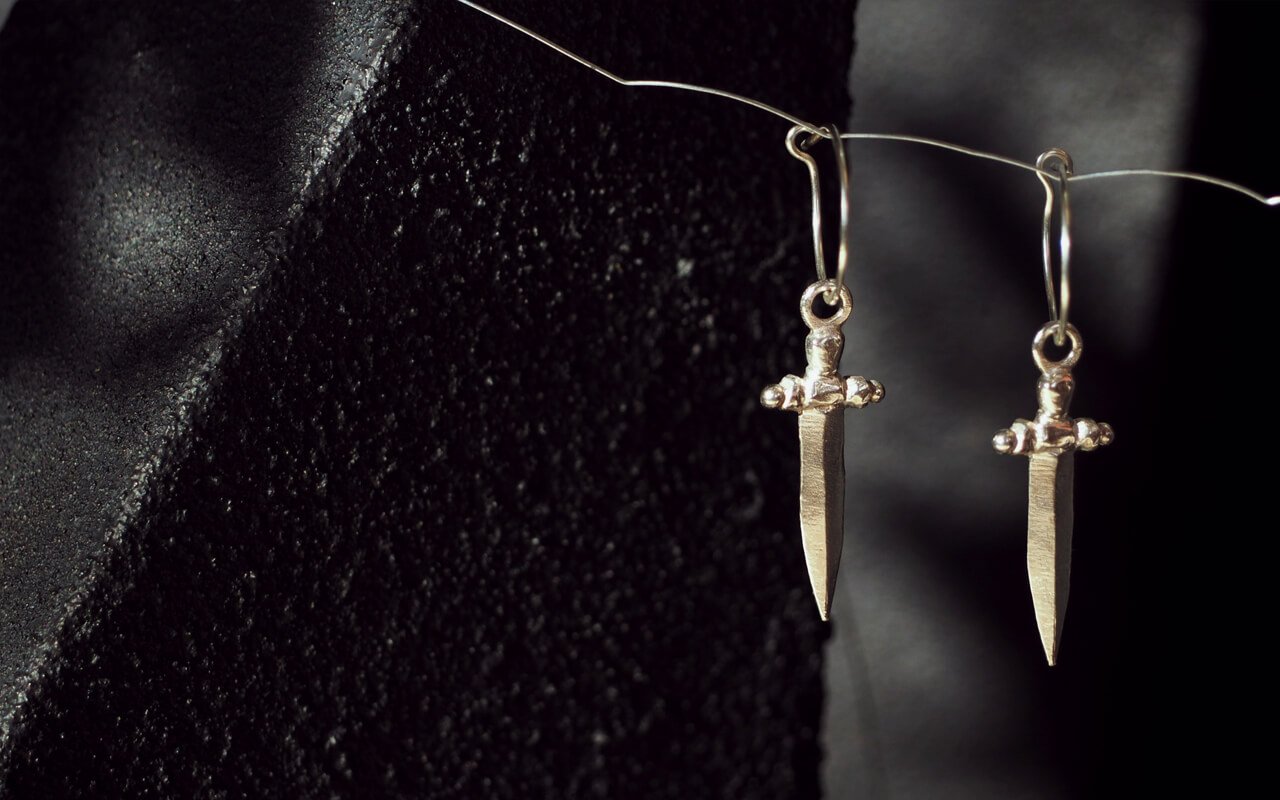 Silver-Orsino-dagger-charm-earring-pair-SLAB-Jewellery.jpg