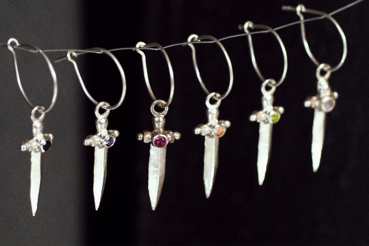 Gemstone-Orsino-Dagger-Earrings-Line-Up-Diagonal-Silver-SLAB-Jewellery.jpg