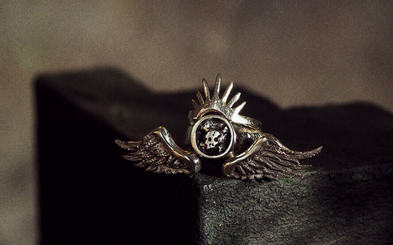 Caeles-wing-ring-Villeroi-Skull-Signet-Ring-Villefort-Spiked-Halo-Ring-SLAB-Jewellery.jpg