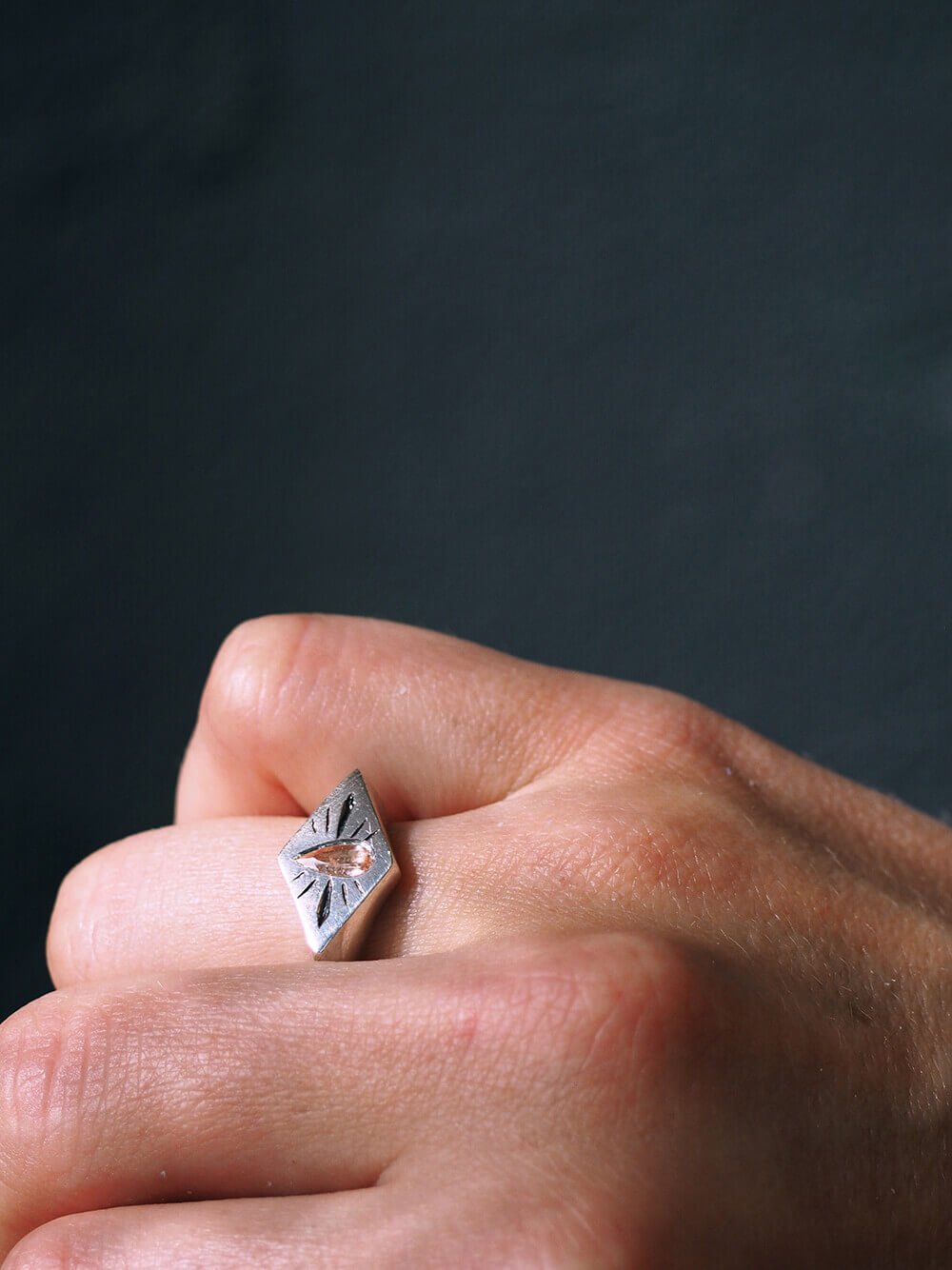 Imperial-Topaz-Diamond-Signet-Ring-worn-light-SLAB-Jewellery.jpg