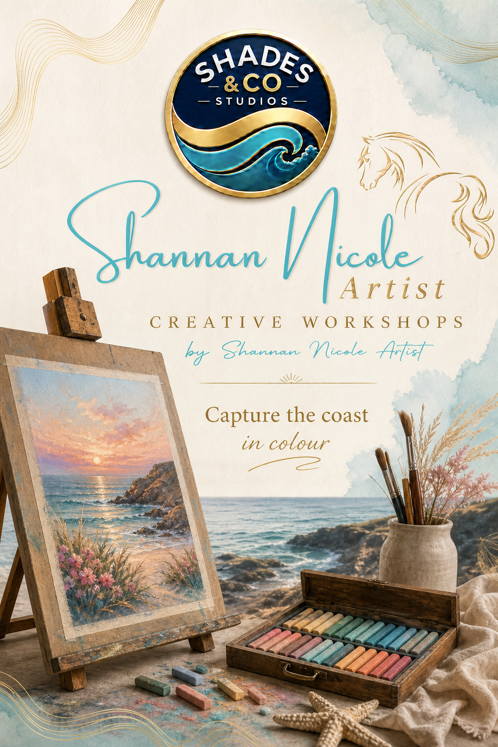 Pastel Painting Workshop  – Seascapes & Sunsets