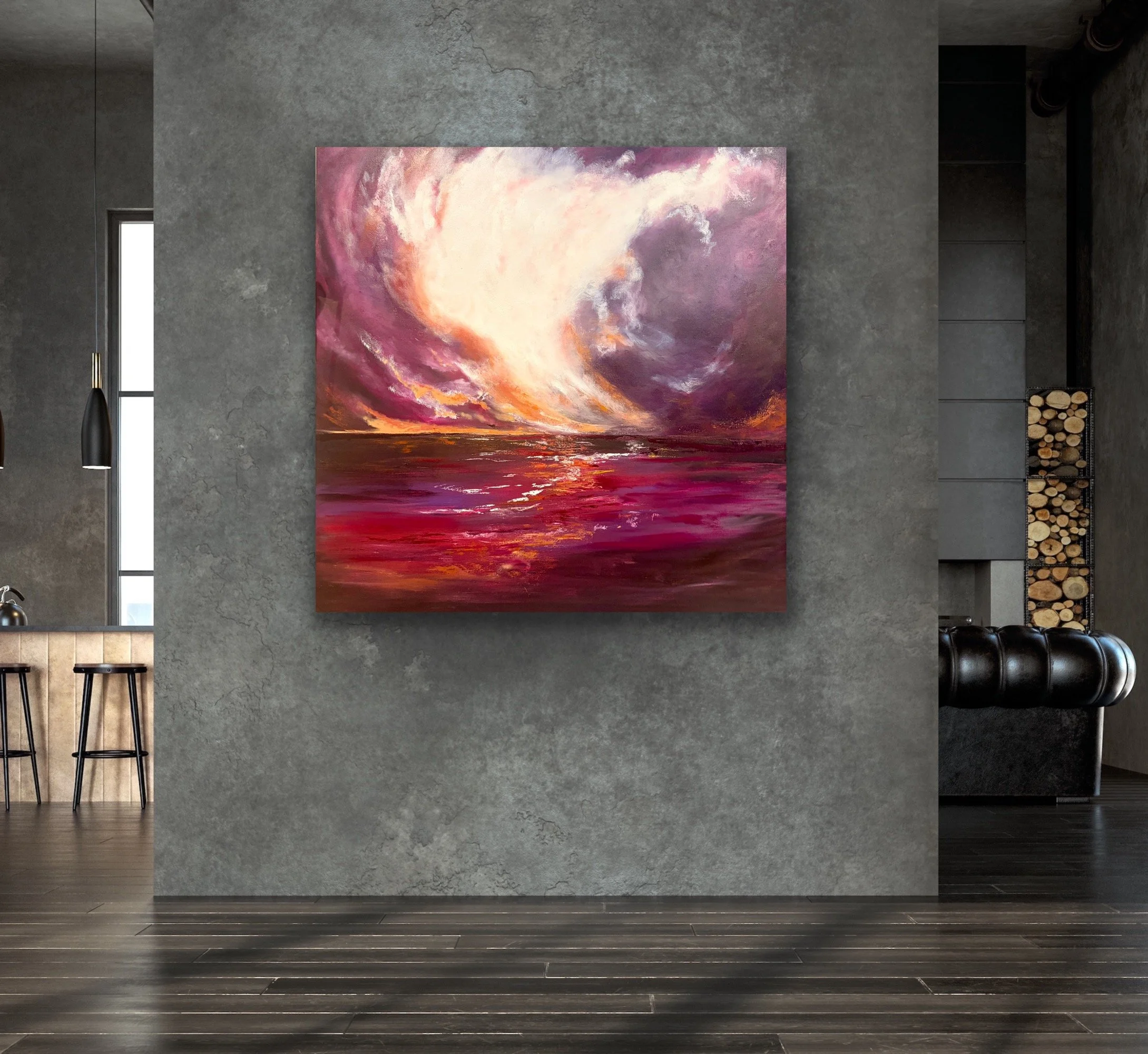 Where the Light Returns | 150 x 150 cm | Oil on Canvas