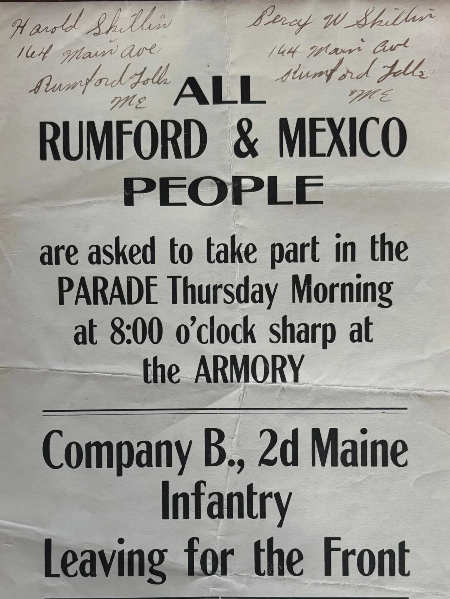 History has a way of hiding in plain sight&hellip; sometimes on a single sheet of paper.

This small poster came into our antique shop and immediately felt important. The typography, the paper, the tone &mdash; all clues pointing to something pre-WWI