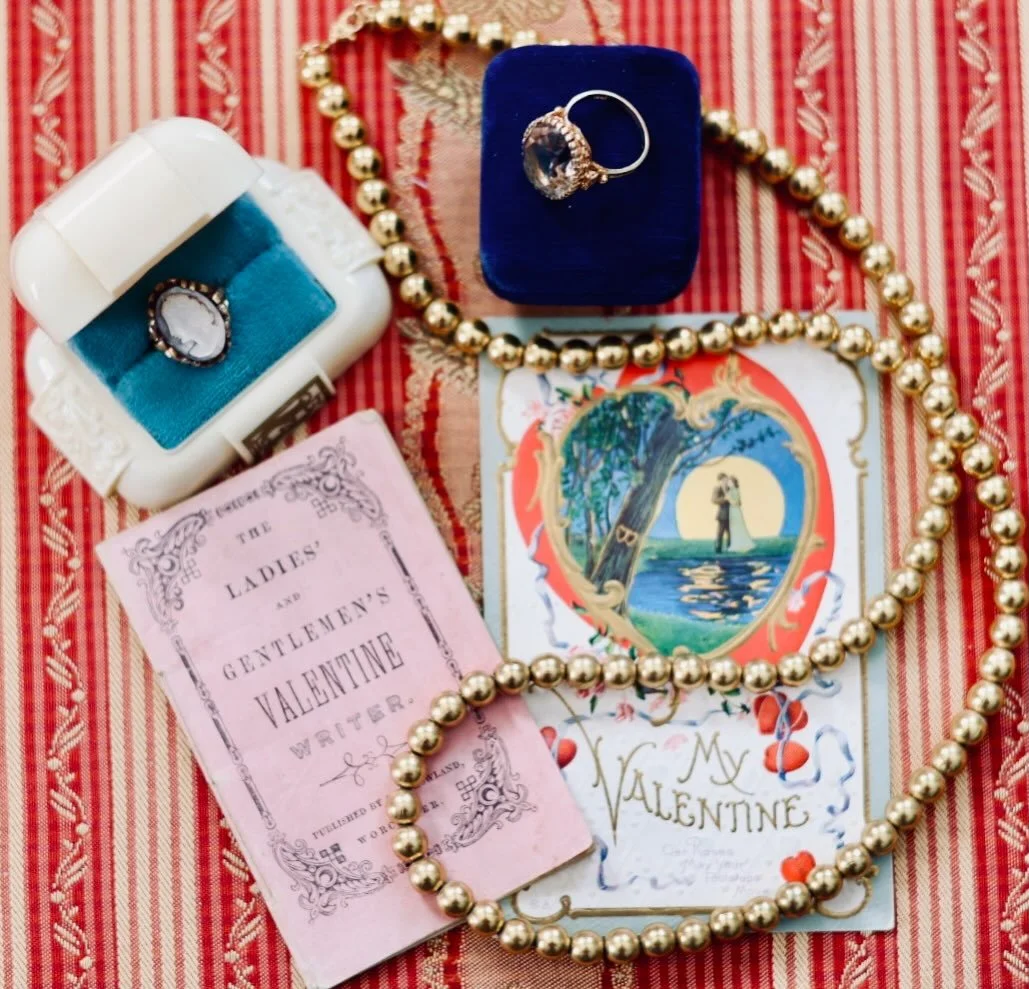 &ldquo;When the dew of eve&rsquo;s descending,
Sweets, and flowers, and fragrance blending,
Each its own sweet influence lending,
Lady &mdash; then I think of thee.

When the vesper star is beaming,
And its light is softly streaming,
Then, oh then, m