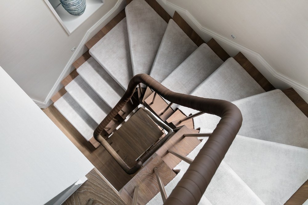 Staircase Design in this chelsea house by luxury interior designer Juliette Byrne