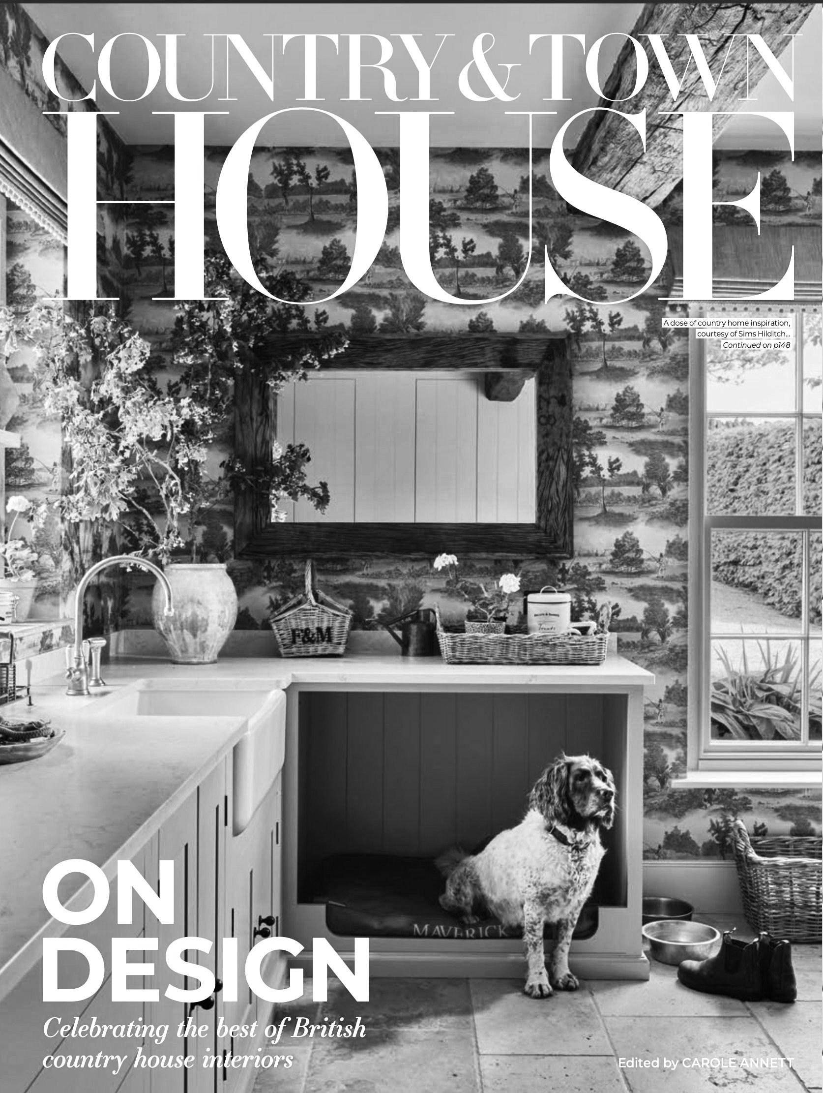 Chelsea Based interior designer Juliette Byrne featured in Country & Townhouse Magazine