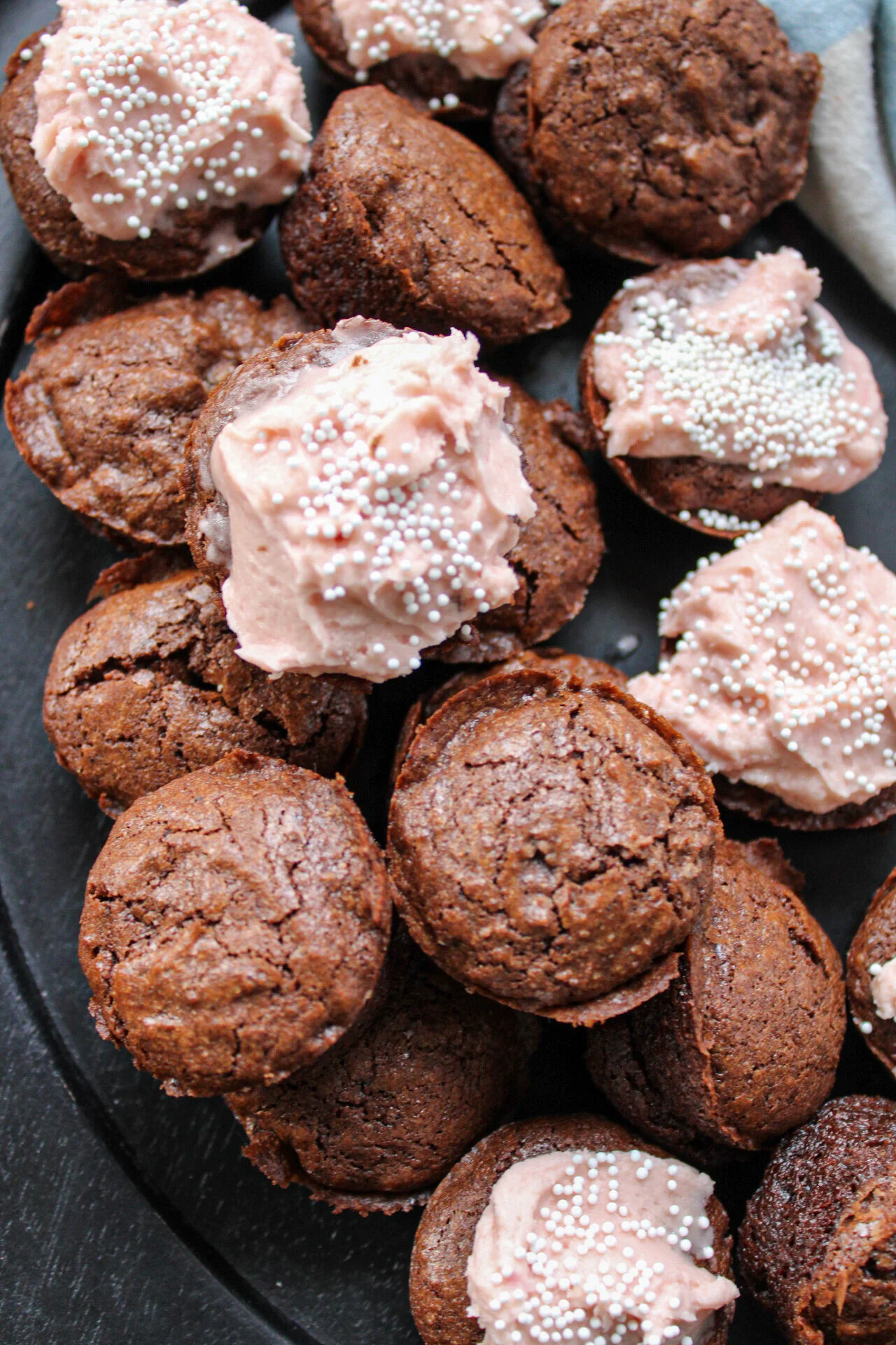 Peppermint Mocha Brownie Bites