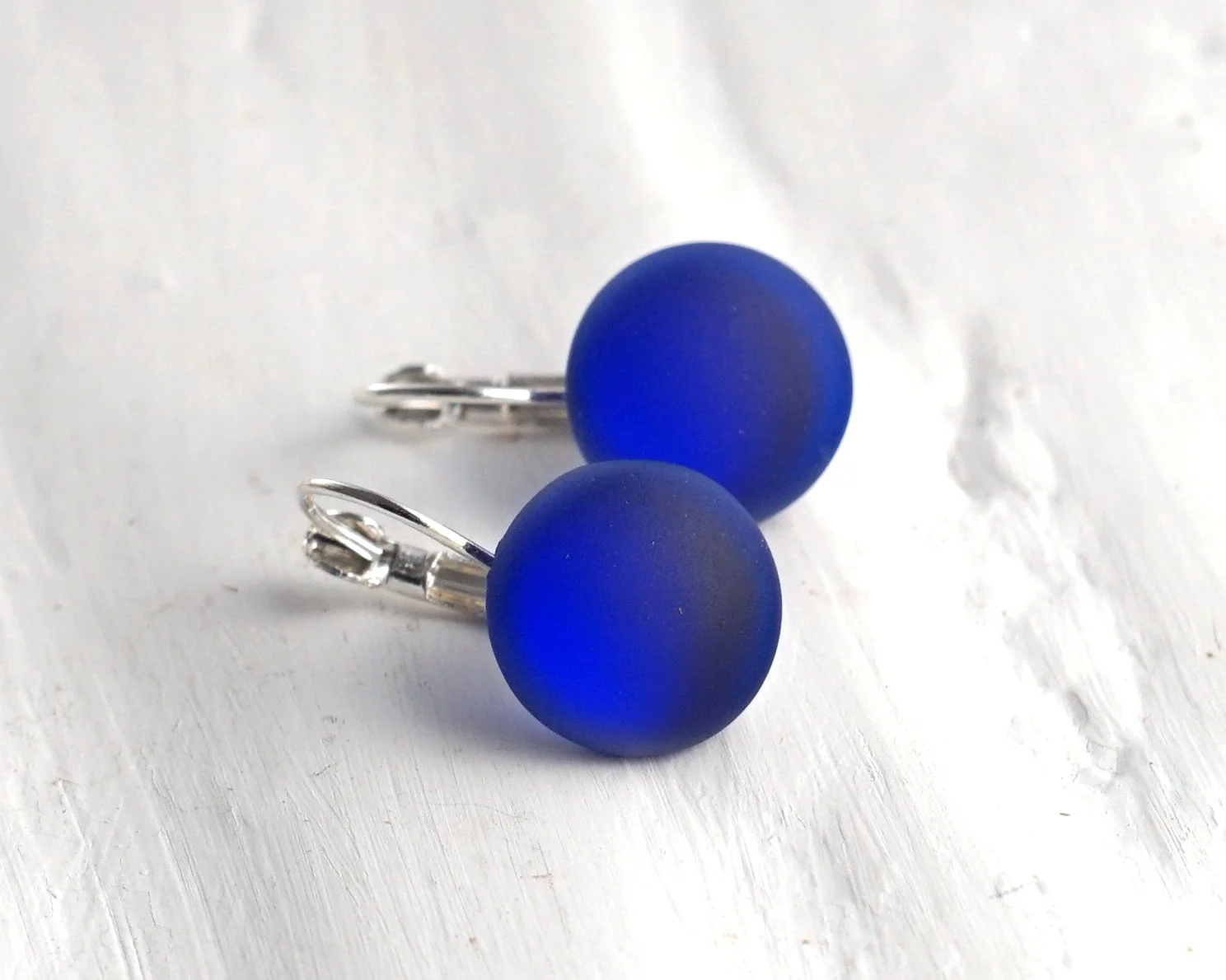 Earrings - Cobalt Blob - _DSC1759.JPG