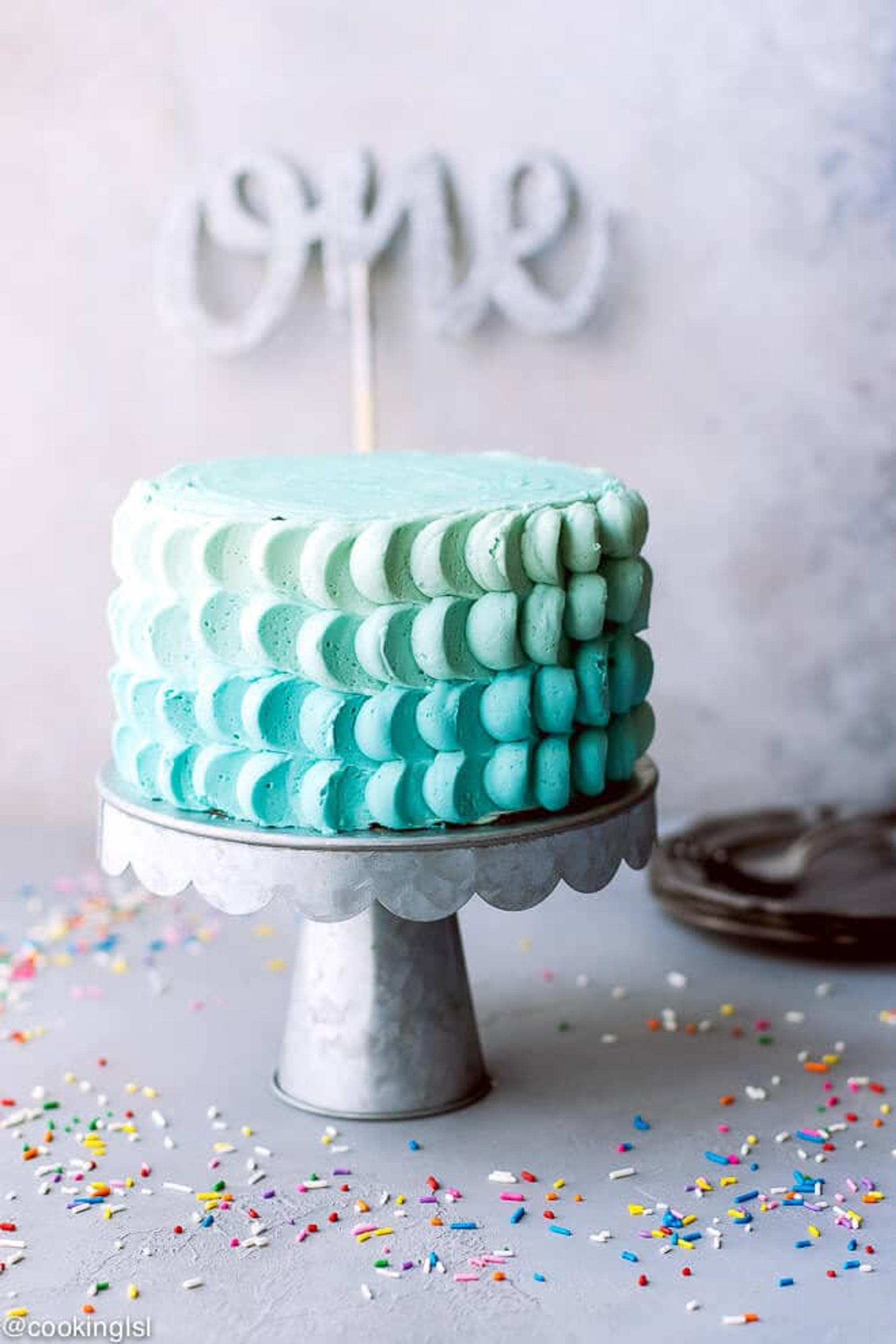 Niño de 1 año de edad, smash Pastel Pastel de cumpleaños