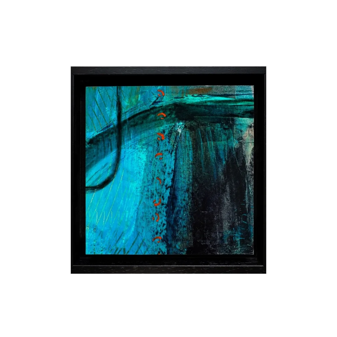 Aperture 7.  A small delight - Steve and I love it! - 20cm x 20cm.  It will be coming to @goosfestarts next week - please come and see it in person - it&rsquo;s much nicer in real life!

#goosfest2026 
#goosfestarts 
#inmystudio
#aperture