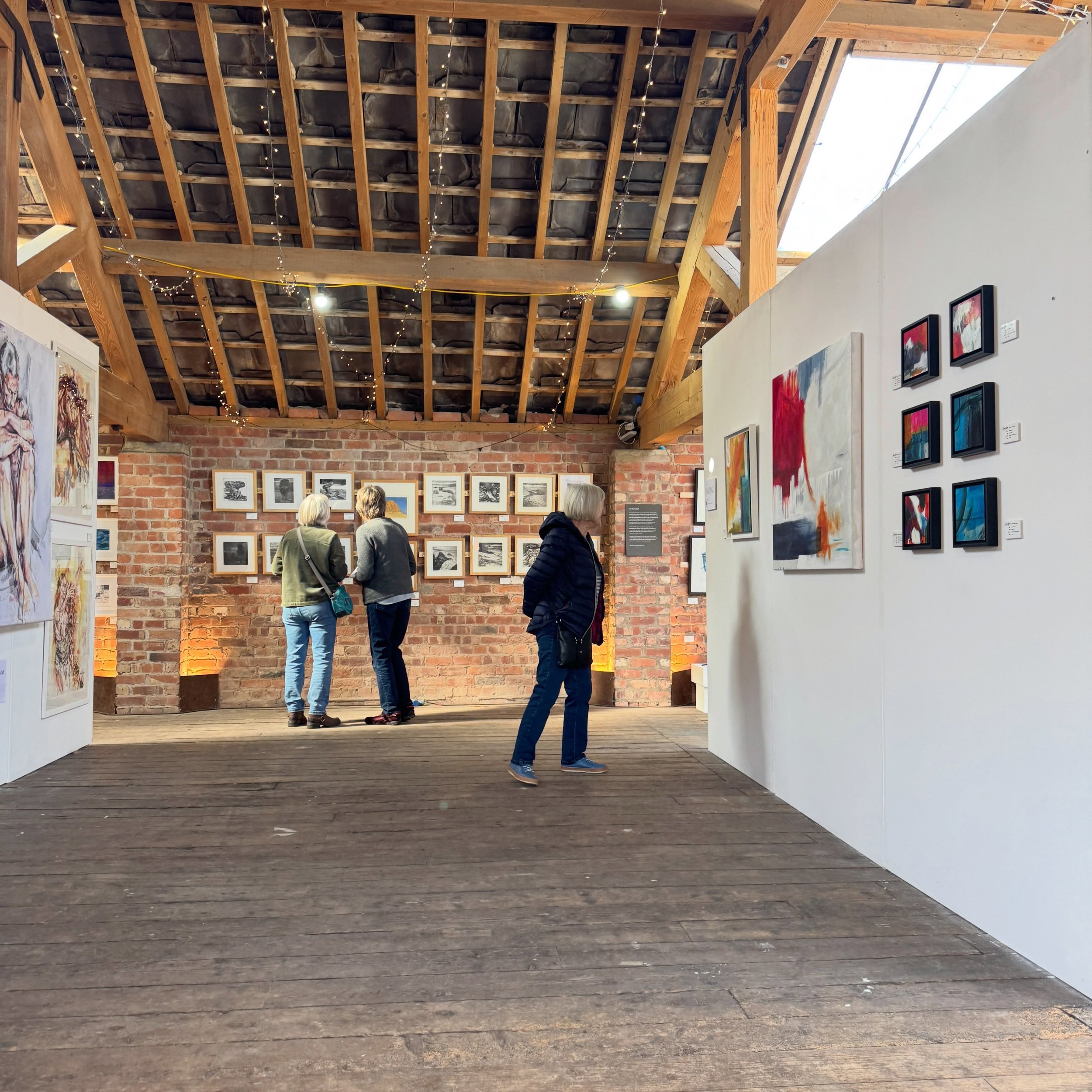 Photos from Art in the Barn.  One day left - 10-4 tomorrow.  Come on down!  Aside from wonderful art you can enjoy the tasty delights of Bidlea Dairy 😋

@goosfest 
#goosfest
#goosfest2026
#bidleadairy