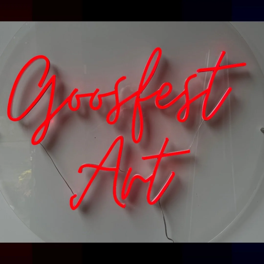 Thank you @goosfest, Jenny (epic job), all the volunteers, Bill, The Crown, The Space Invader, everyone involved behind the scenes, fellow artists - your work is awe-inspiring, every person who came to see the exhibition, and Callum from Manchester f
