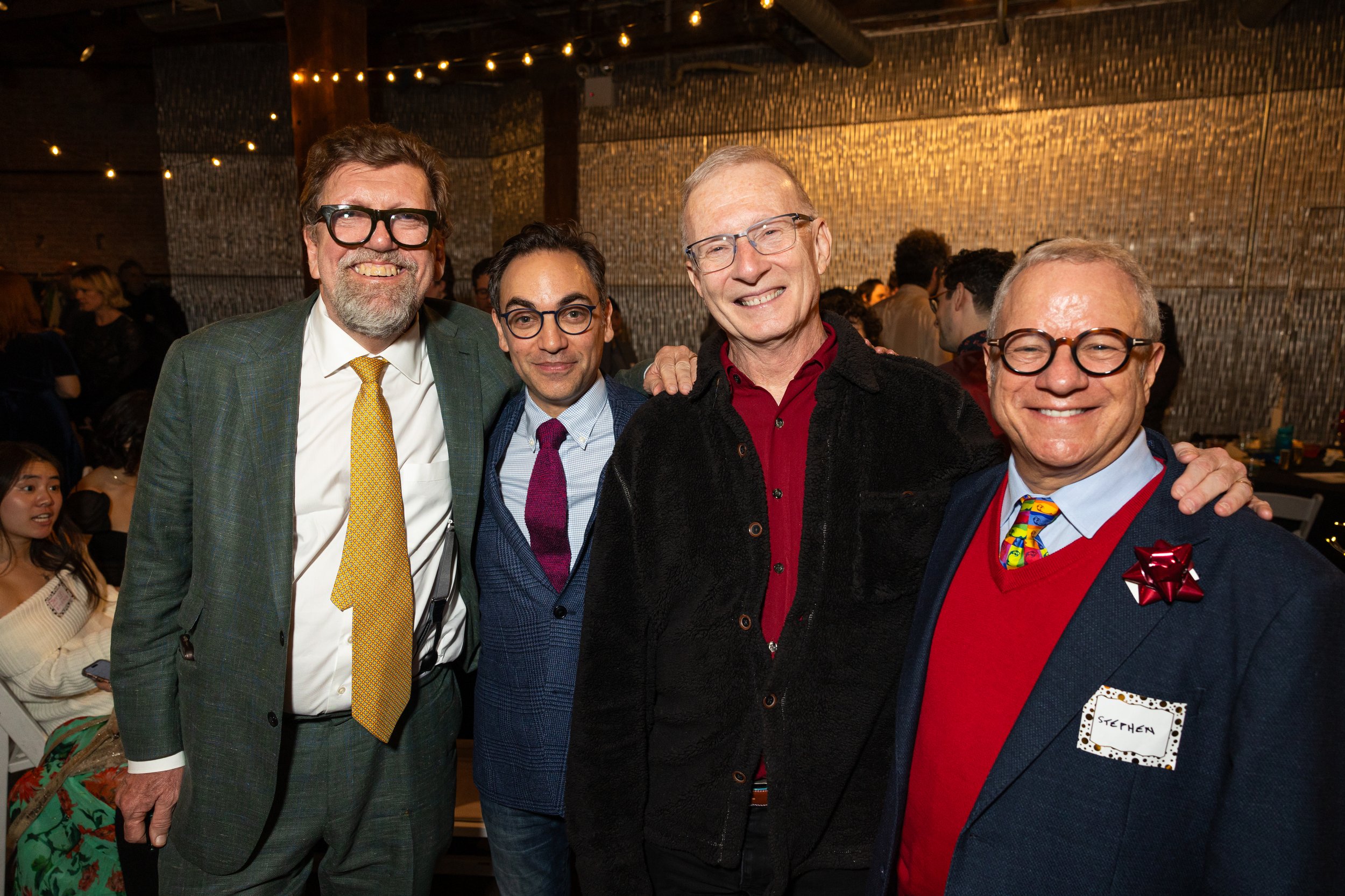 Oskar Eustis, Ben Steinfeld, Brian McEleney, and Stephen Berenson