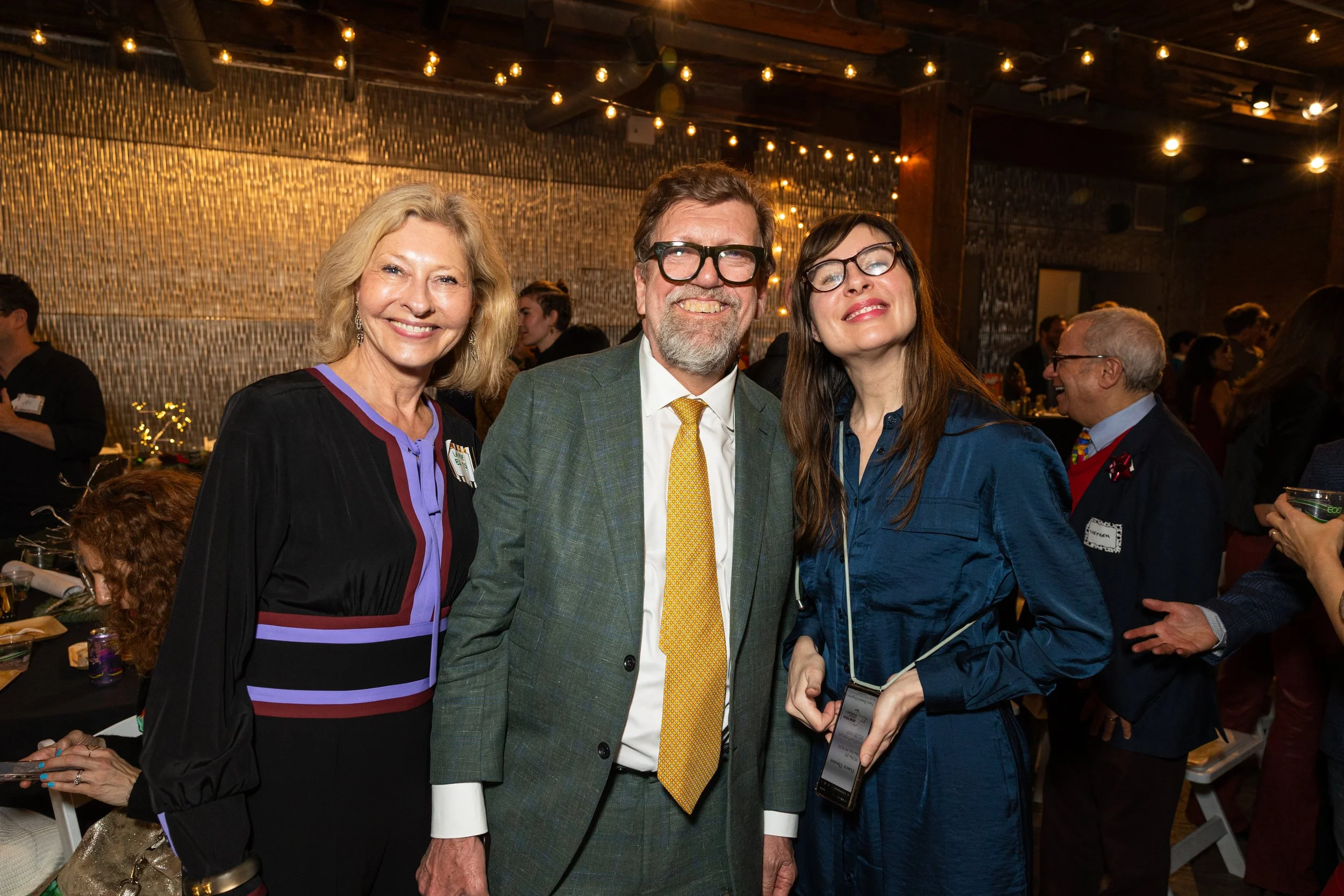 Laura & Oskar Eustis and B.J. Evans