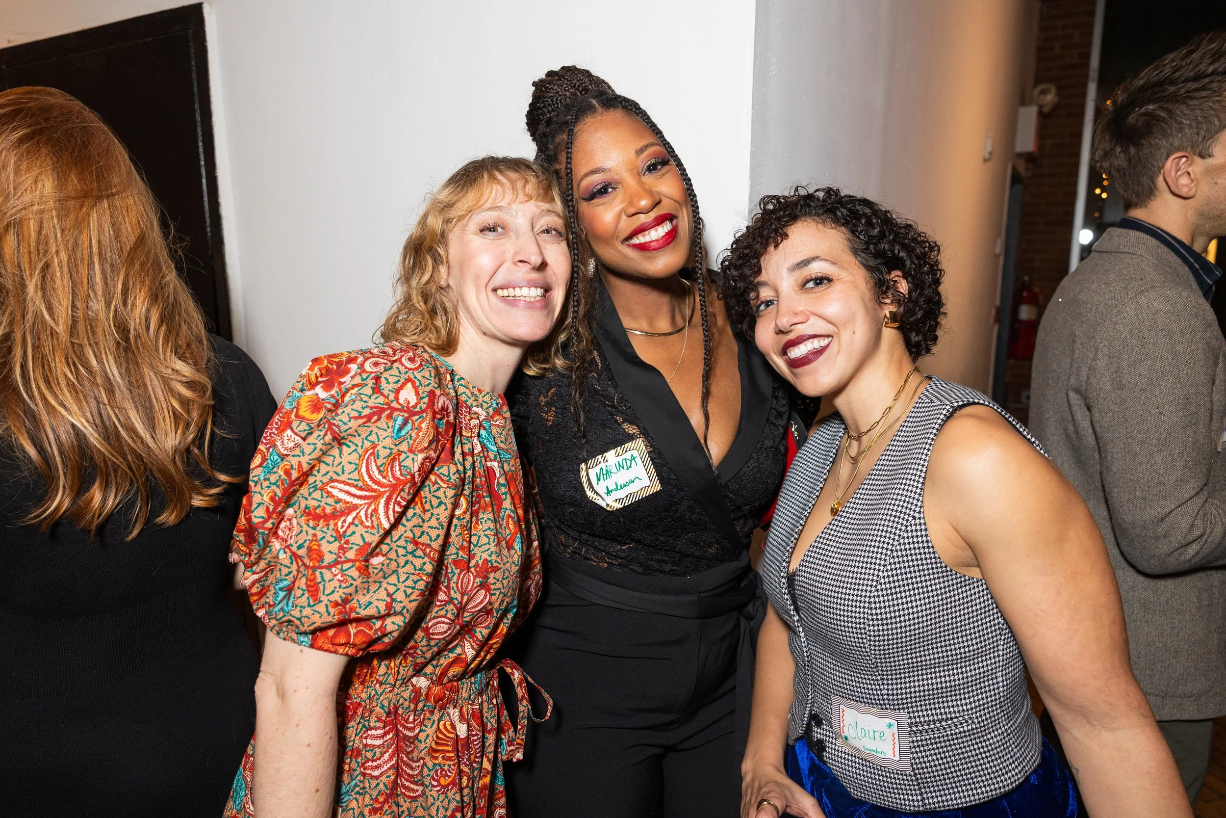 Crystal Finn, Marinda Anderson, and Claire Saunders