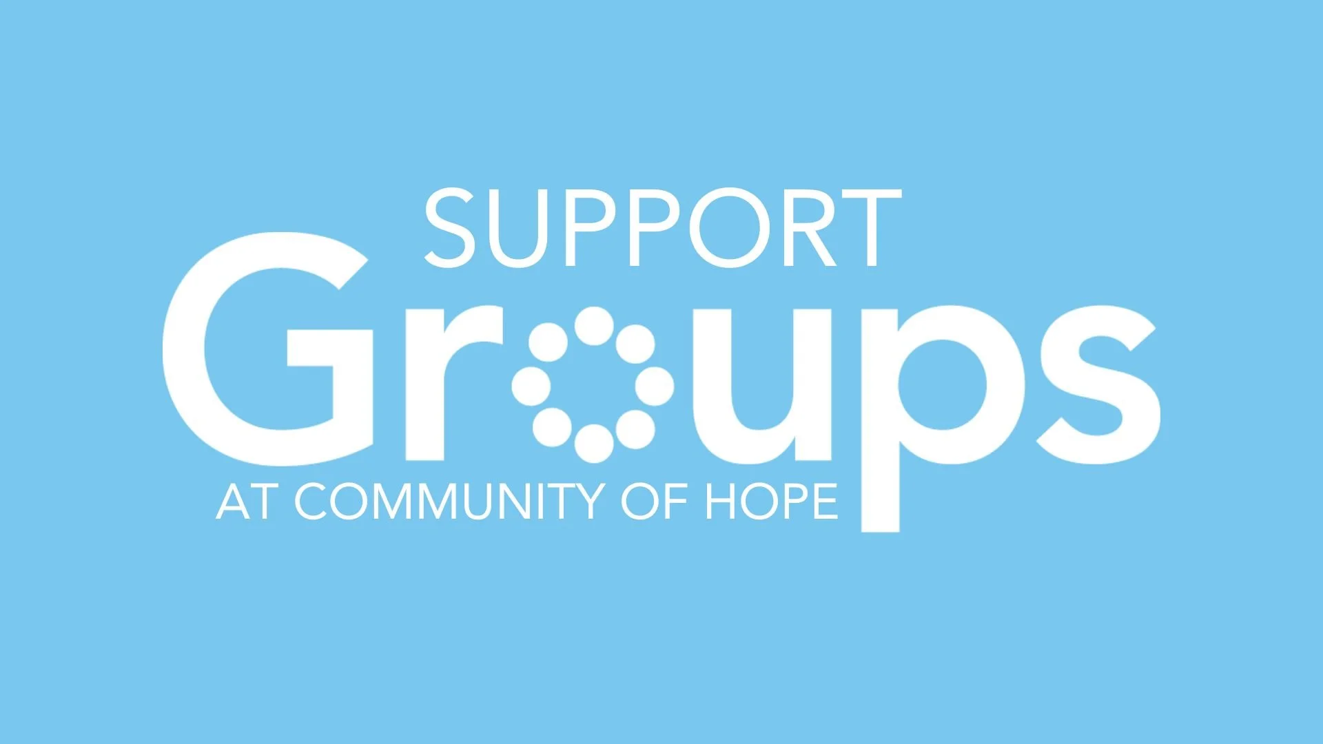 Support Groups Sunday