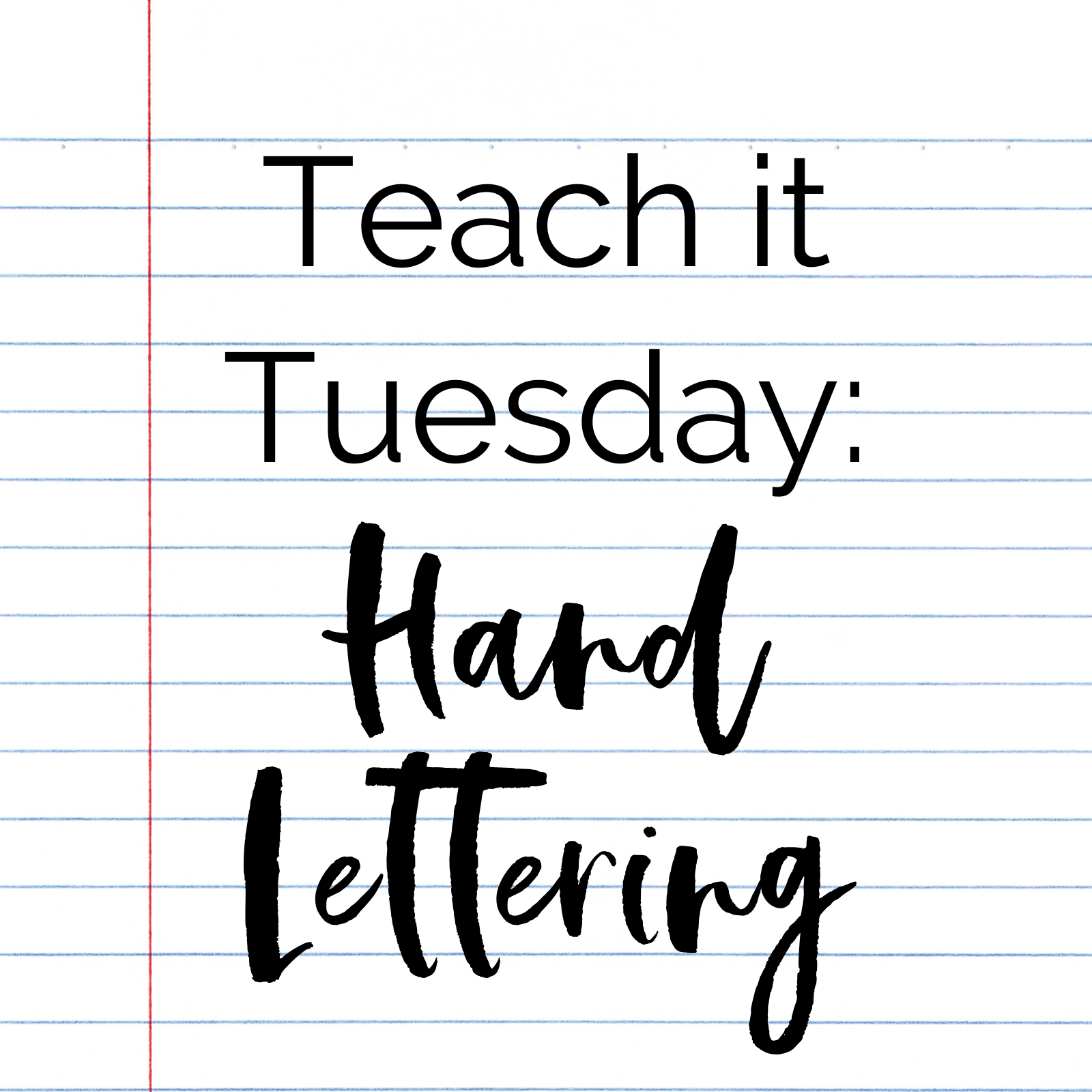 Teach it Tuesday: Hand Lettering — Paint It Pretty | Oklahoma Paint ...