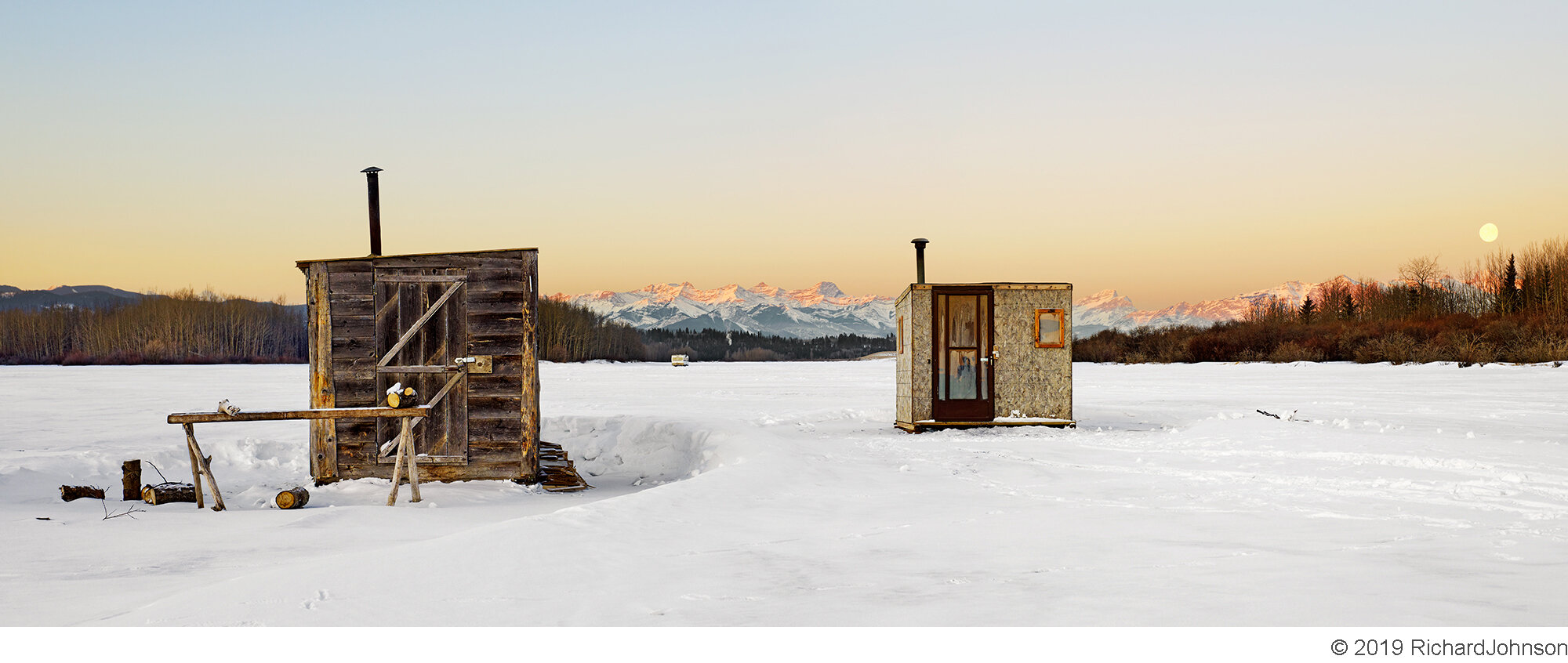 Ice Village # 28 - Ghost Lake, Cochrane, Alberta, Canada, 2011