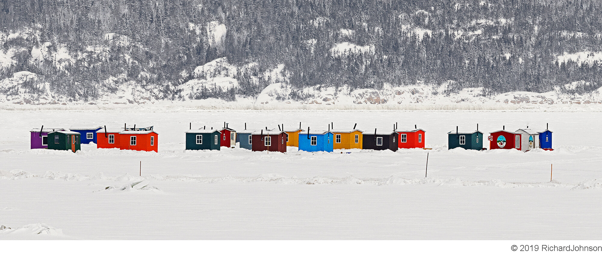 Ice Village # 60 - L’Anse Saint-Jean, Saguenay River, Quebec, Canada, 2014