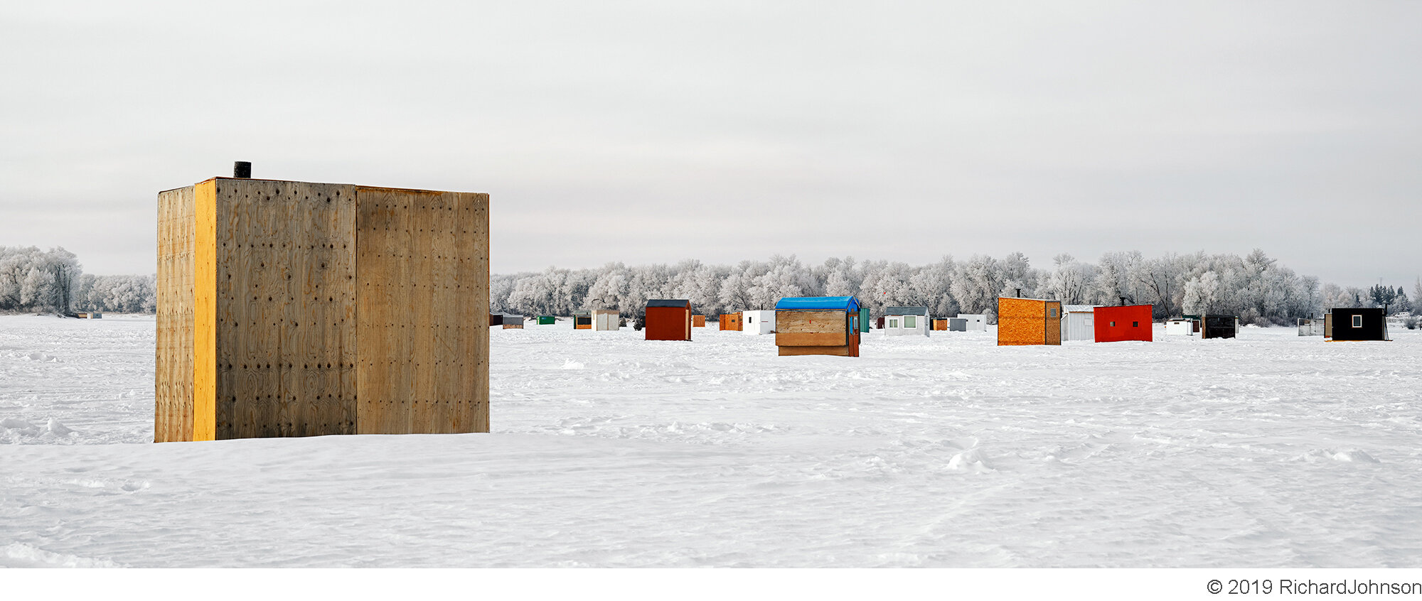 Ice Village # 22 - Selkirk, Red River, Manitoba, Canada, 2010