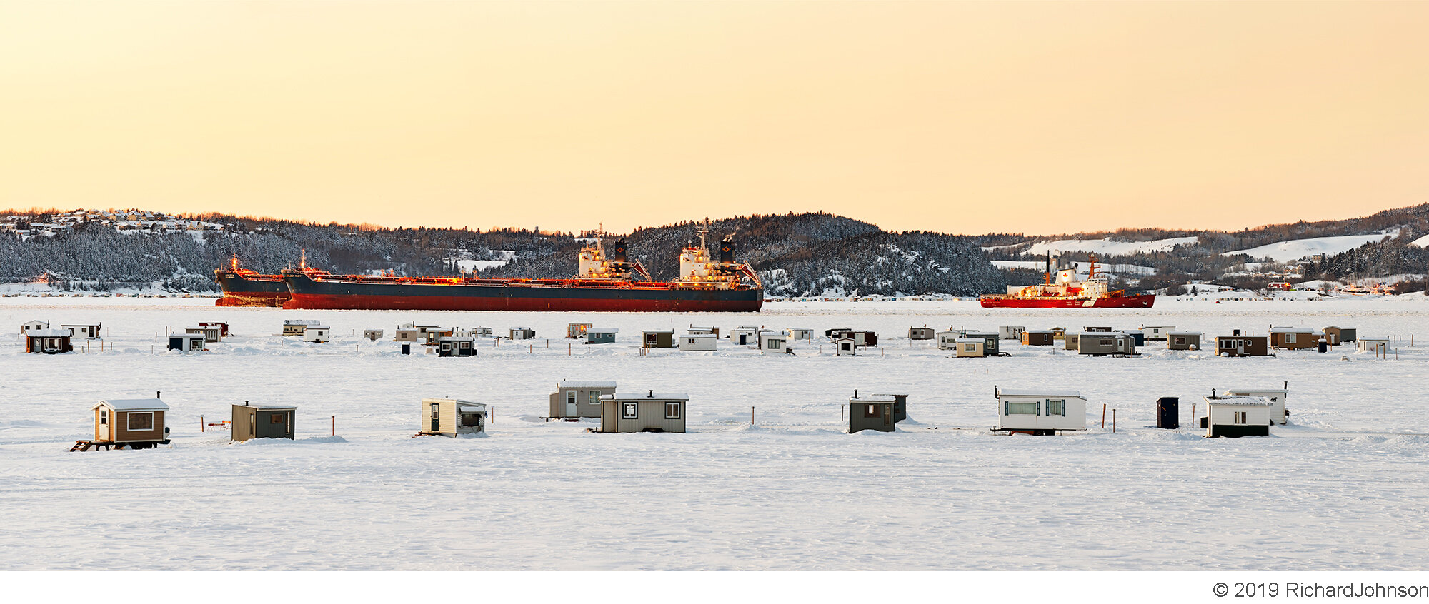 Ice Village # 223 - La Baie Des Ha! Ha!, Saguenay River, Quebec, Canada, 2017