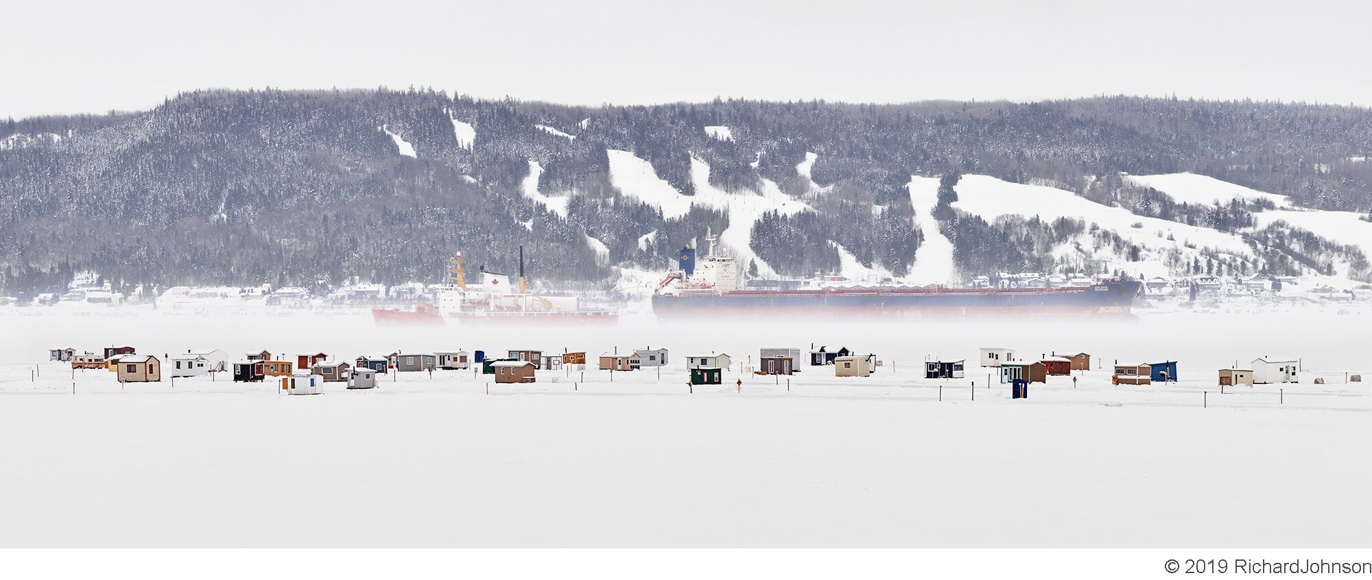 Ice Village # 235 - La Baie Des Ha! Ha!, Saguenay River, Quebec, Canada, 2017