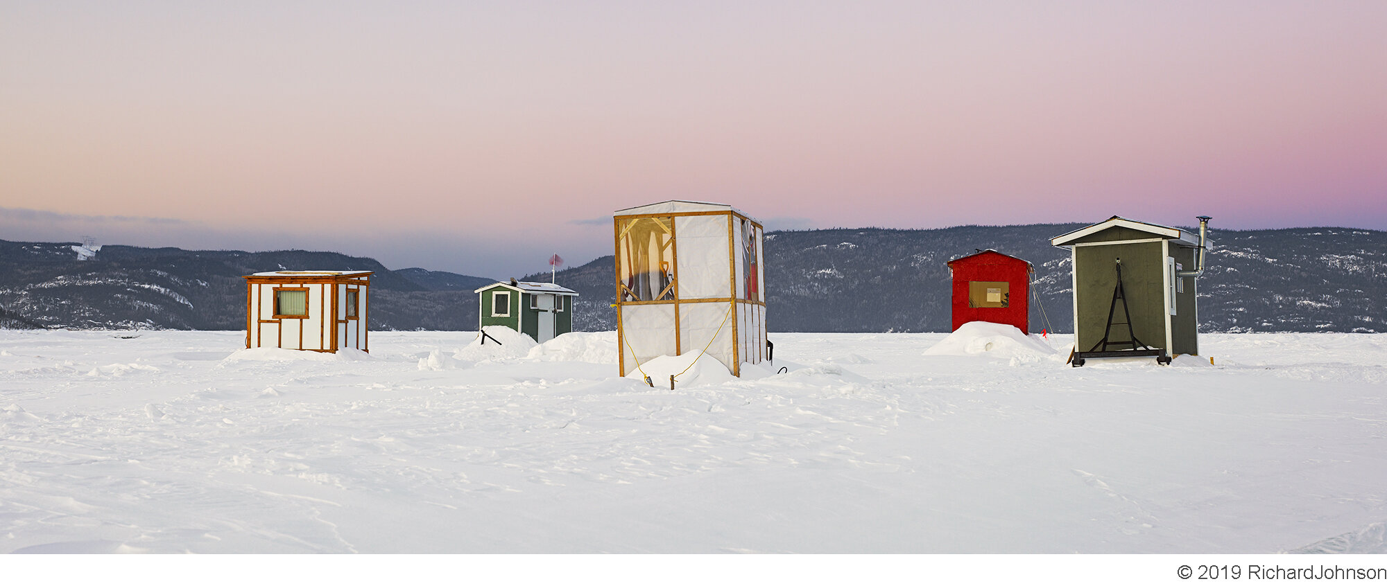 Ice Village # 58 - L’Anse Saint-Jean, Saguenay River, Quebec, Canada, 2014