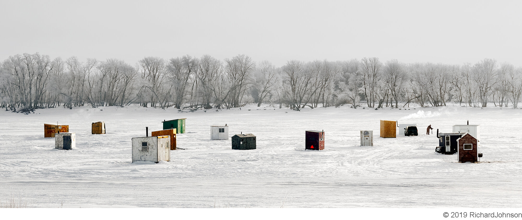 Ice Village # 26 - Selkirk, Red River, Manitoba, Canada, 2010