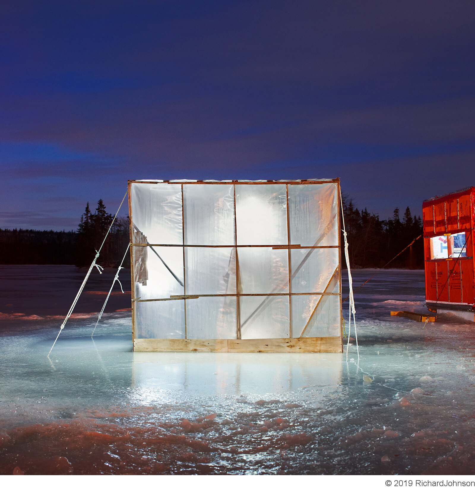 Ice Hut # 753-n - Oyster Pond, Atlantic Ocean, Nova Scotia, Canada, 2015