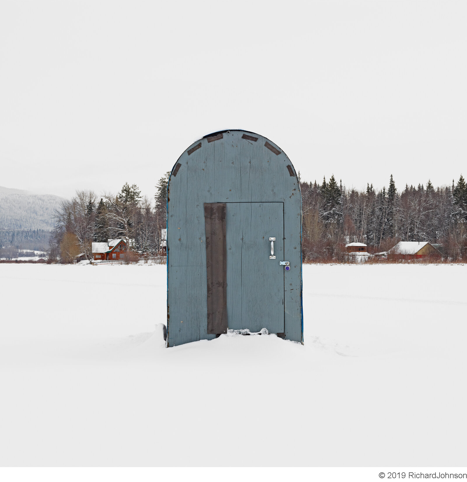Ice Hut # 721, Quesnel, Dragon Lake, British Columbia, Canada, 2015