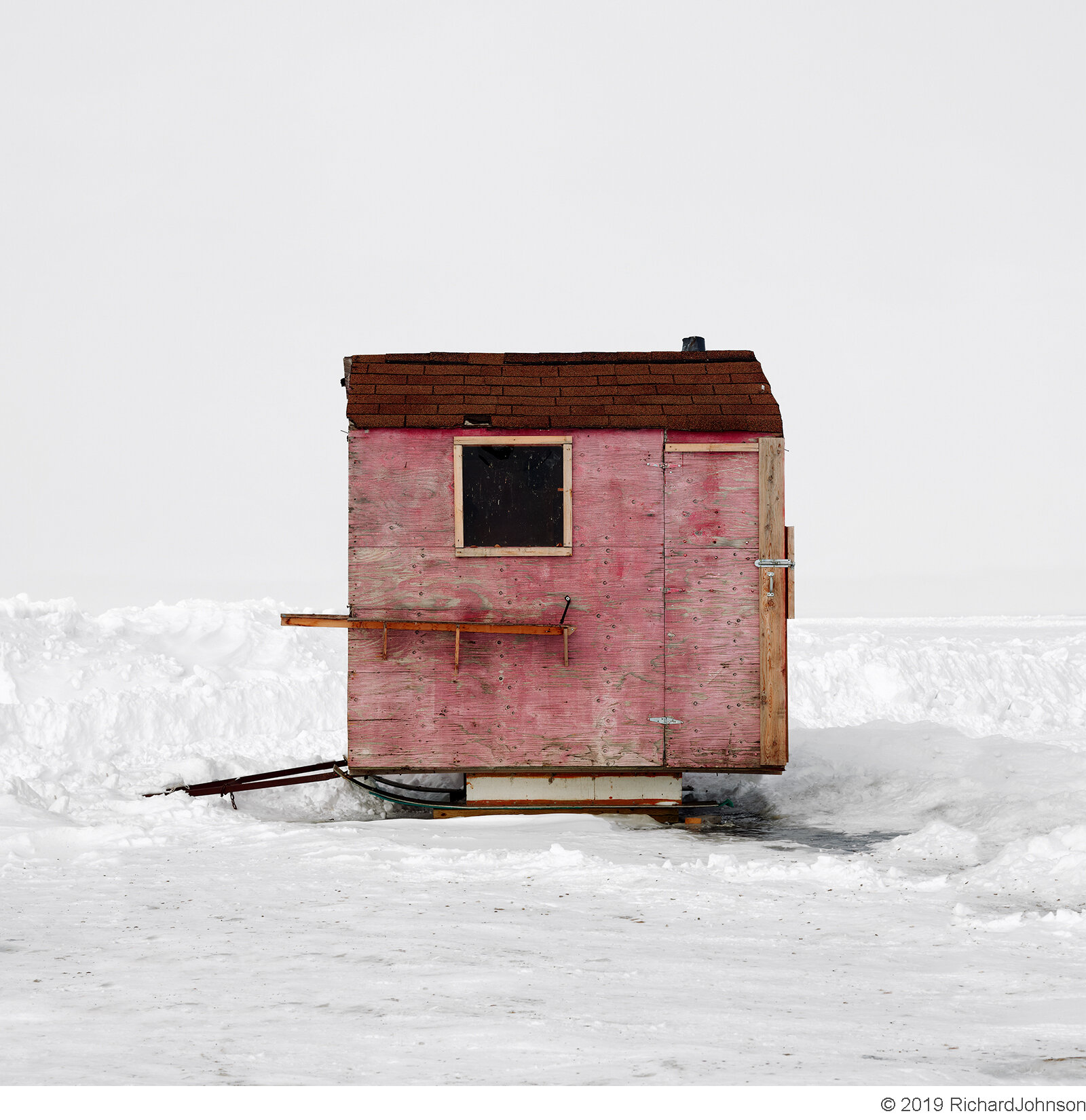 Ice Hut # 427-a, Riverton, Lake Winnipeg, Manitoba, Canada, 2010