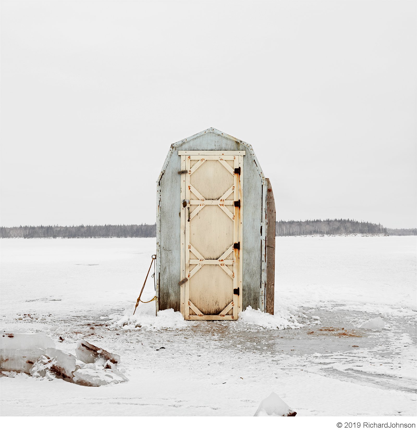 Ice Hut # 201 Bedeque Bay, Summerside, Prince Edward Island, Canada, 2009