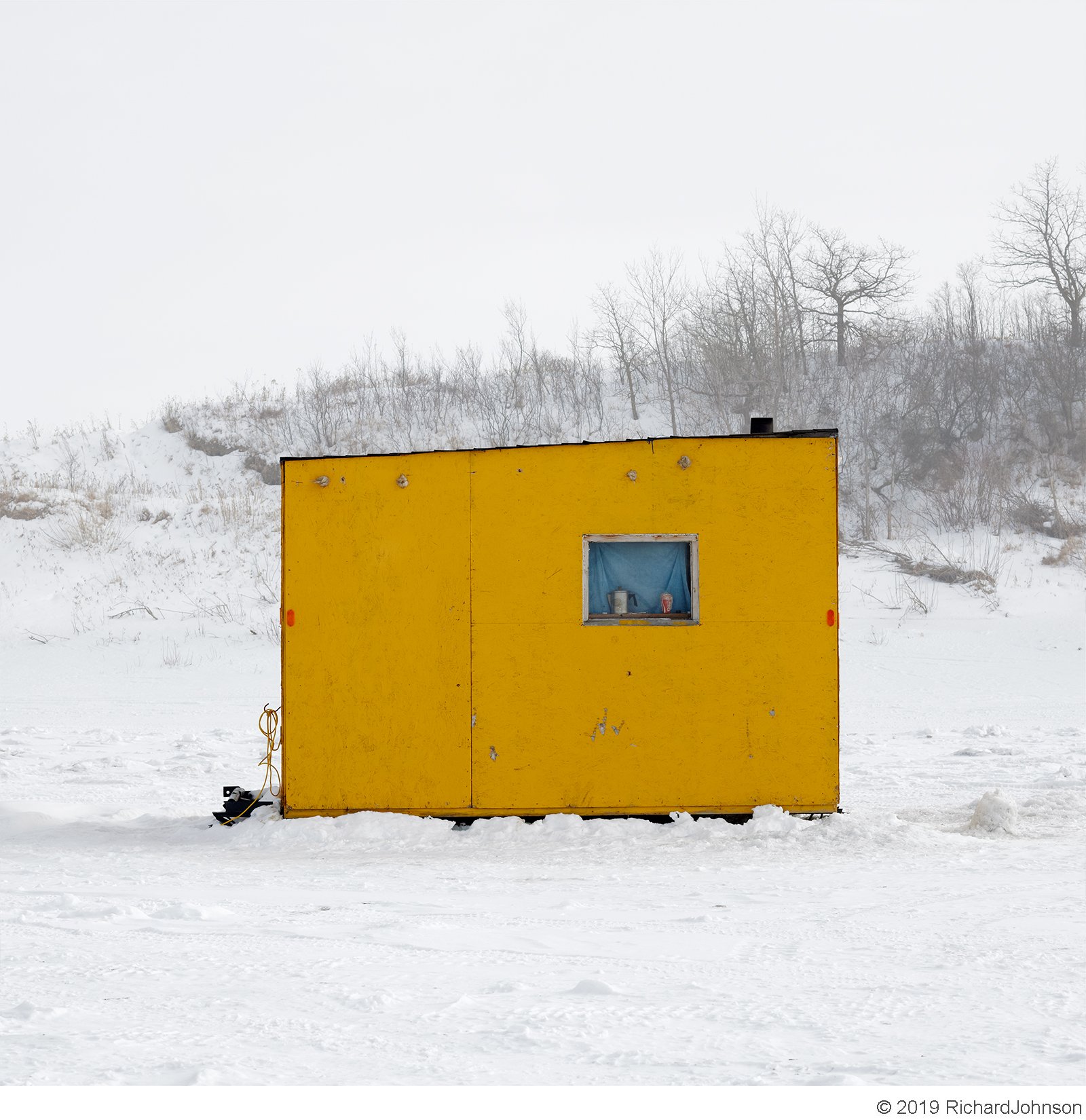 Ice Hut # 398 Lockport, Red River, Manitoba, Canada, 2010