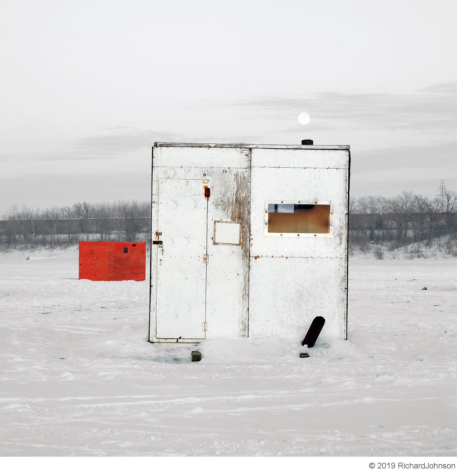 Ice Hut # 437 Selkirk, Red River, Manitoba, Canada, 2010