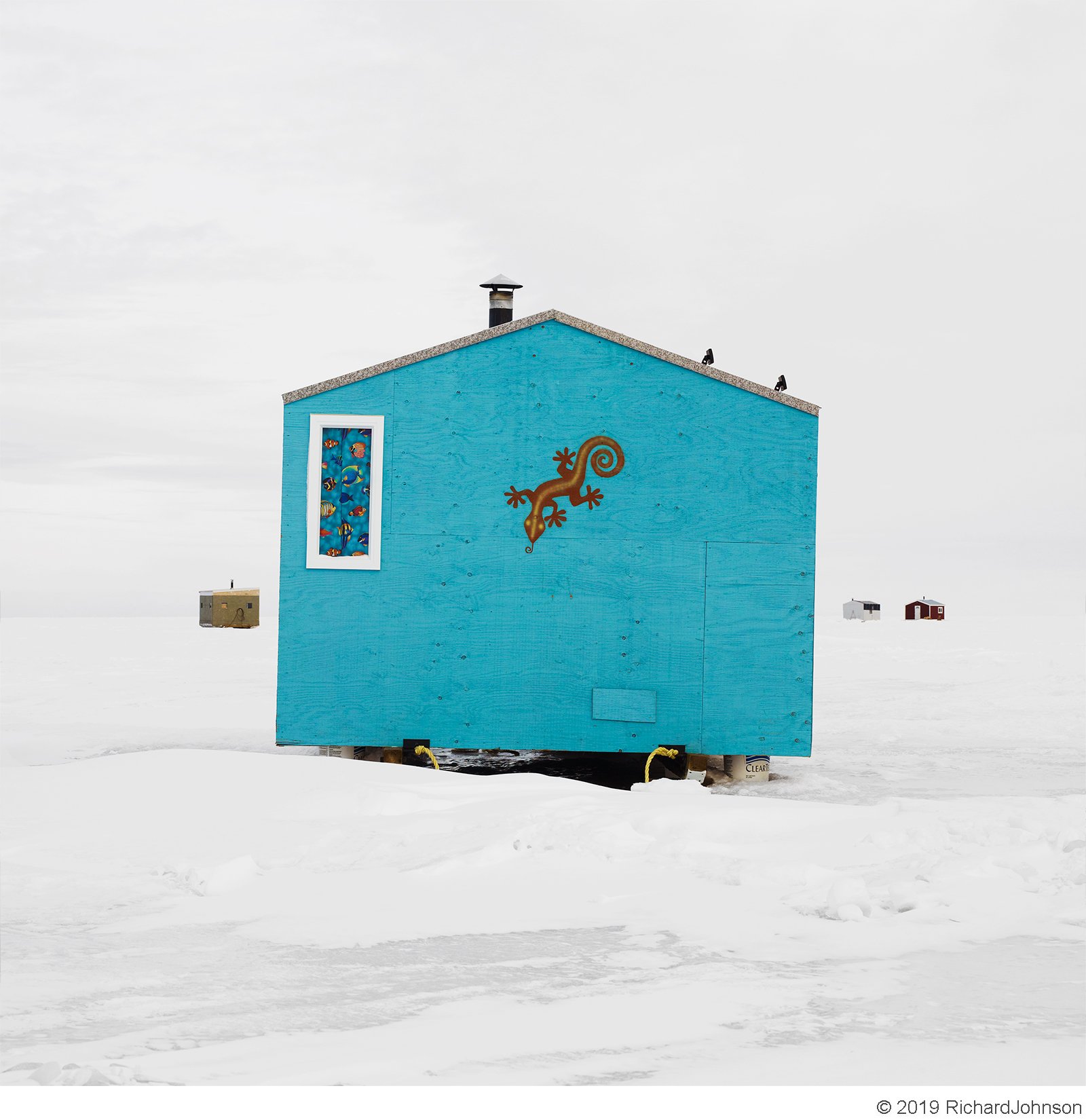 Ice Hut # 531 Joussard, Lesser Slave Lake, Alberta, Canada, 2011