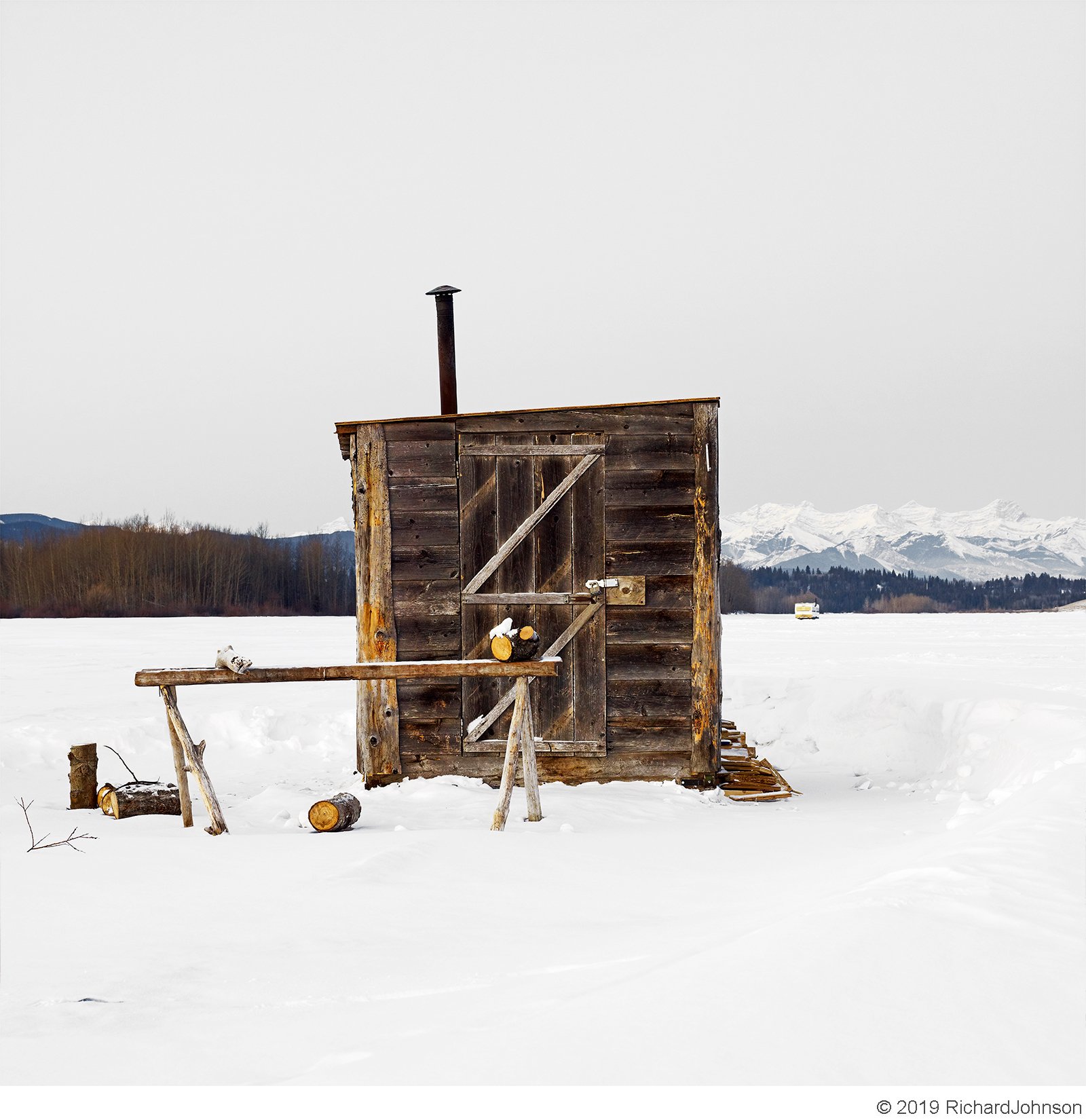 Ice Hut # 556 Ghost Lake, Cochrane, Alberta, Canada, 2011