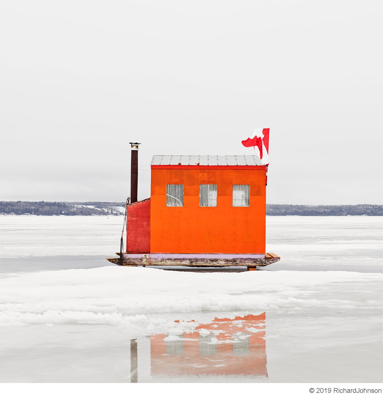 Ice Hut # 984 New Liskeard, Lake Timiskaming, Ontario, Canada, 2017