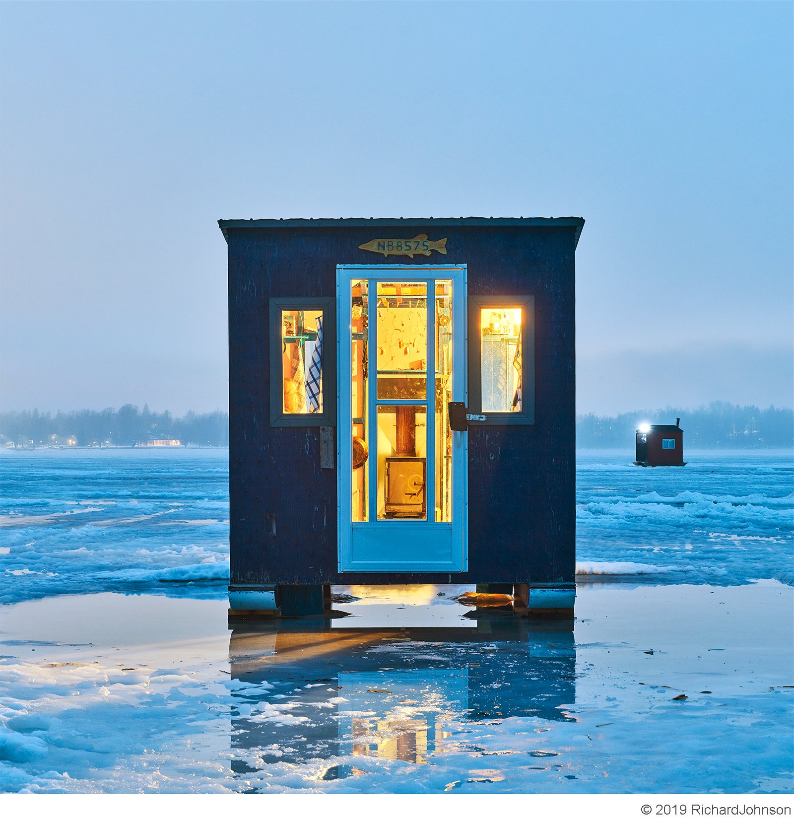 Ice Hut # 999 New Liskeard, Lake Timiskaming, Ontario, Canada, 2017